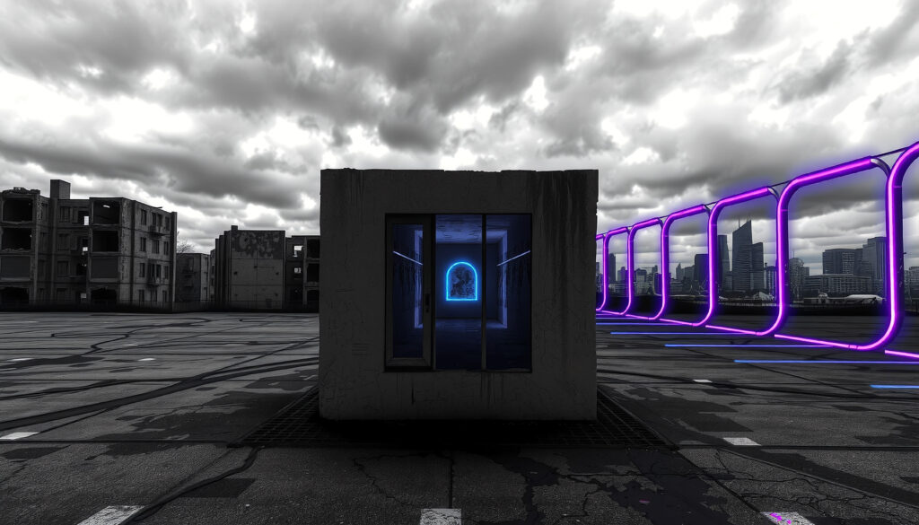 Abstract Neo-Future Cityscape