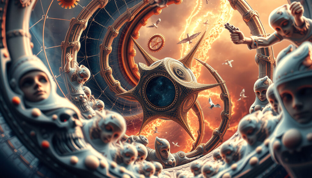 Mechanical Galaxy with Guardians