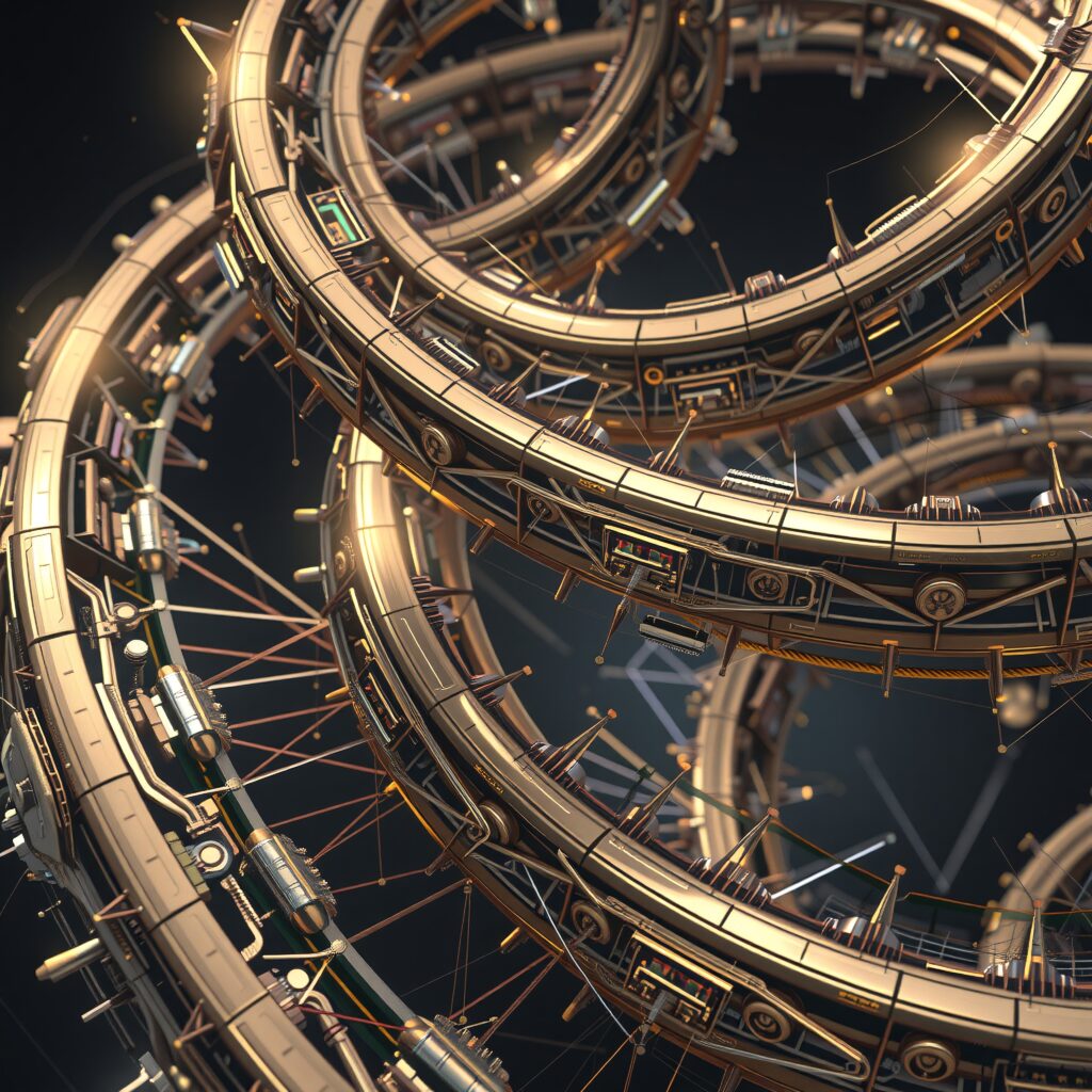 Futuristic Space Station Design: Sci-Fi Orbital Architecture Visualization