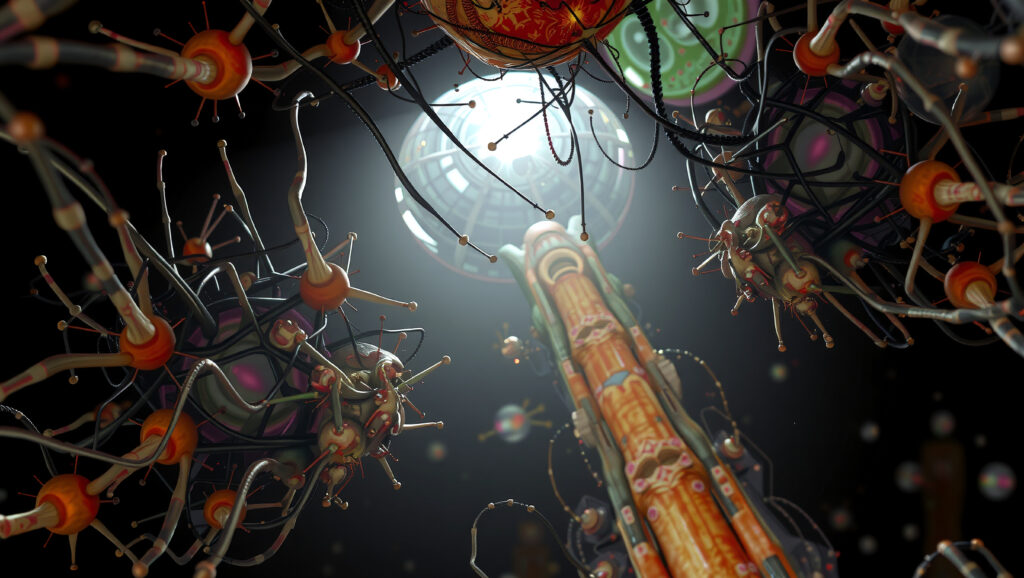Futuristic Abstract Mechanical Structure