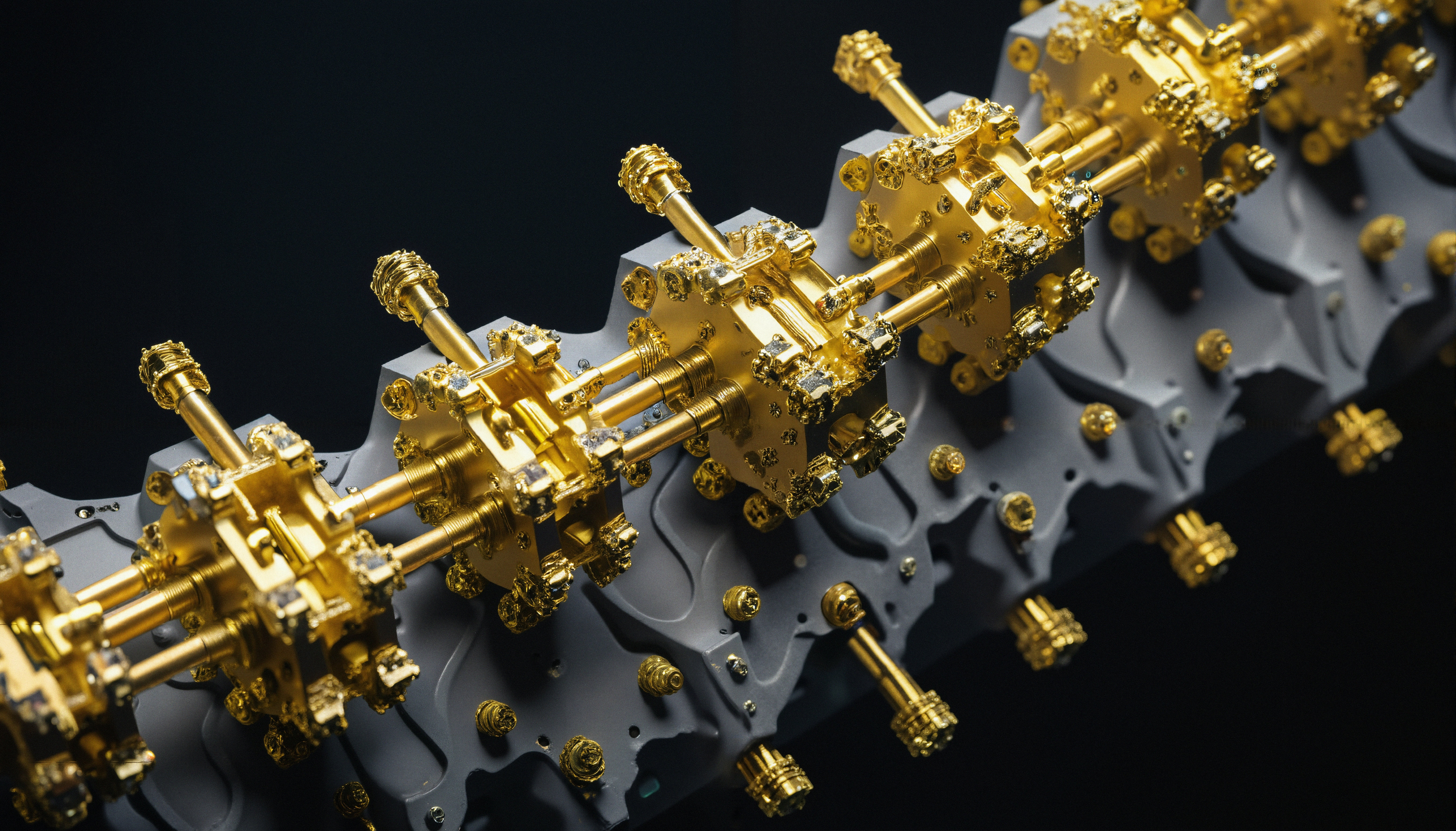 Golden Precision Engineering Components for Aerospace Technology Applications