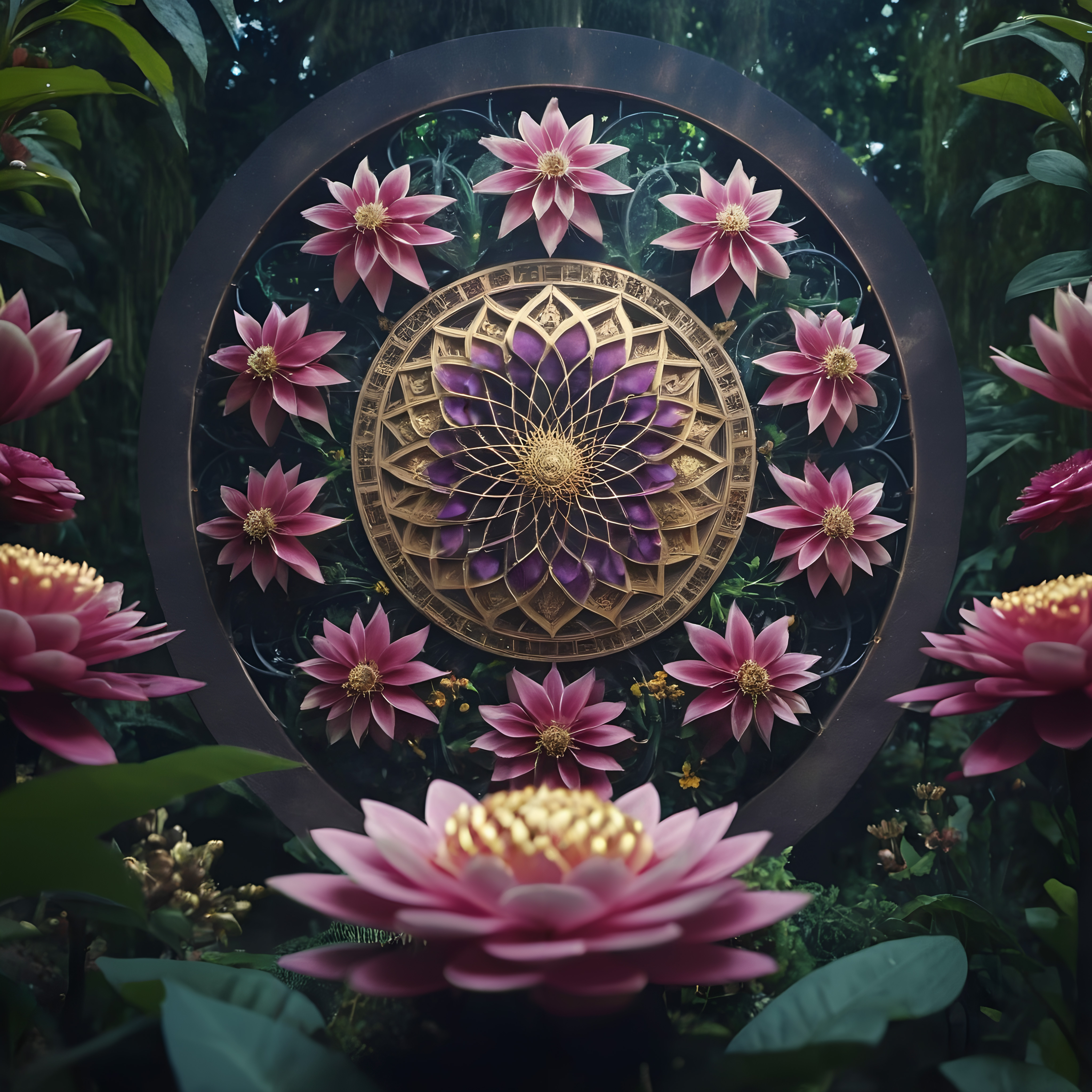 Sacred Lotus Mandala