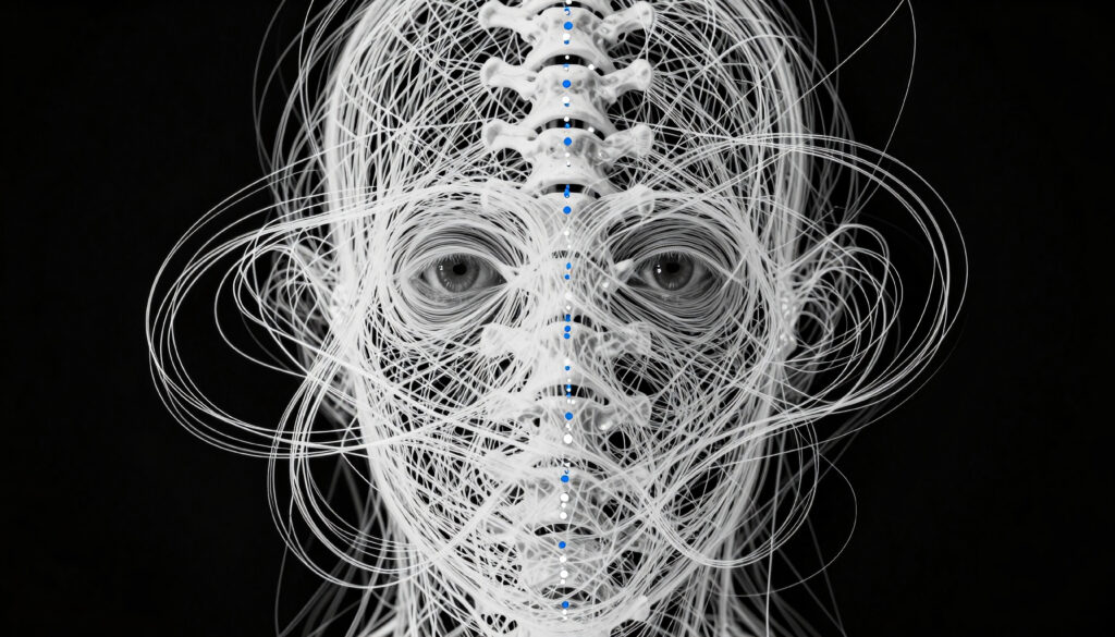 Neural Network Human Head Digital Art