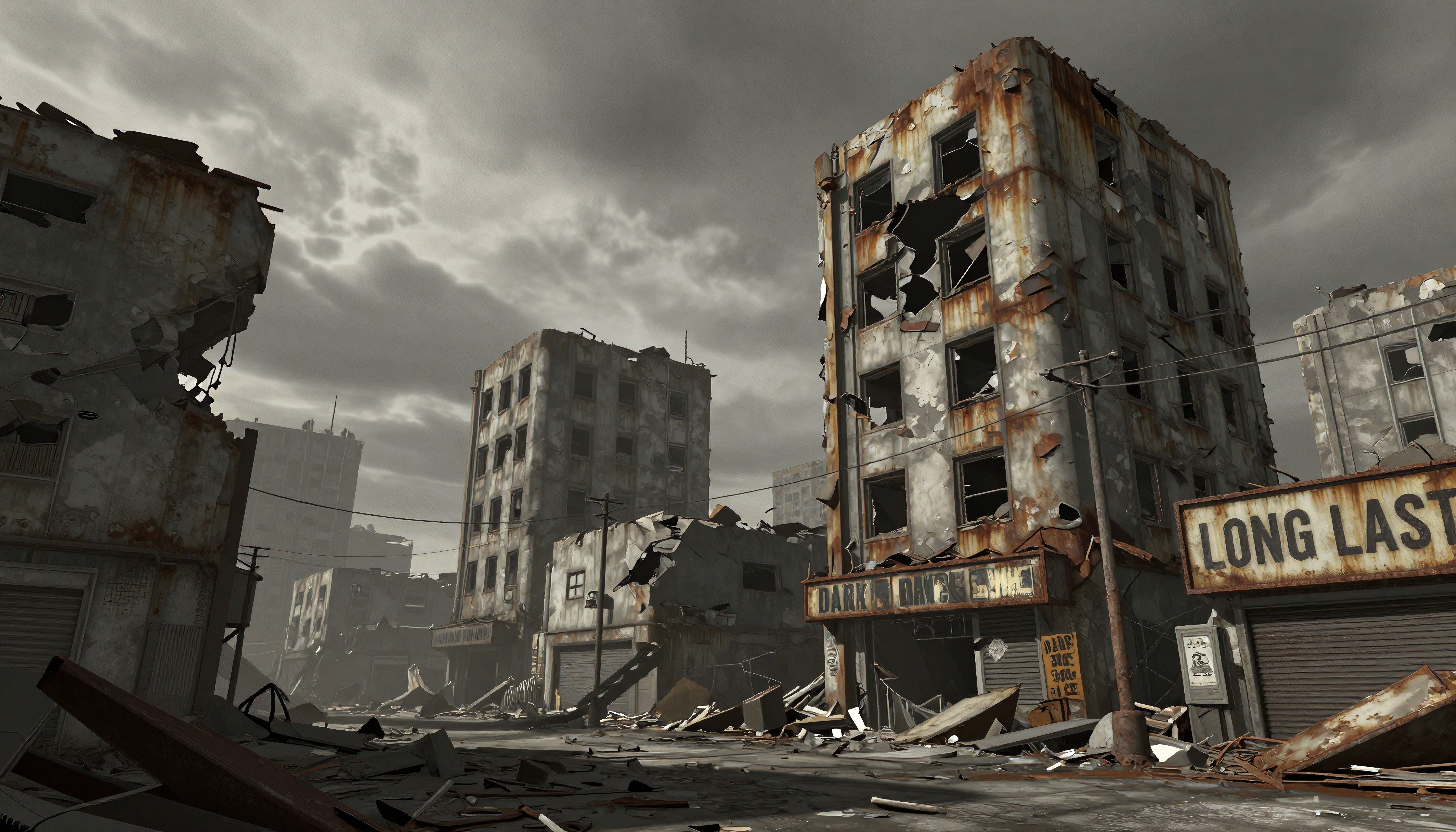 Post-Apocalyptic Urban Ruins