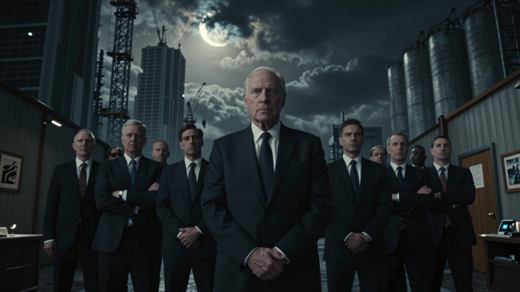 Corporate Leadership Group in Urban Industrial Setting