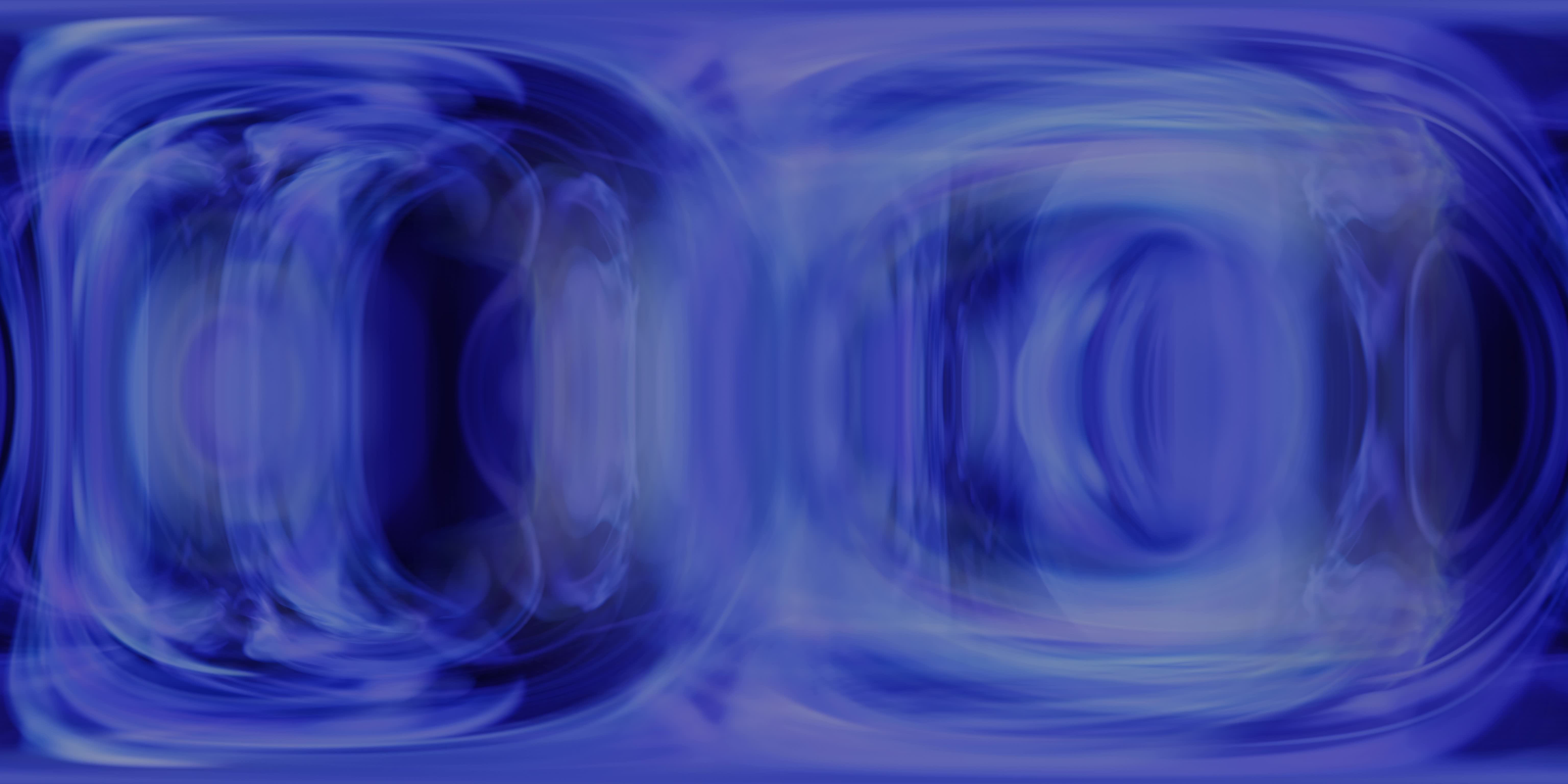 6K 360VR Video Loop - Abstract blue vortex animation perfect for 360VR backgrounds, meditation, screensavers, and immersive experiences.