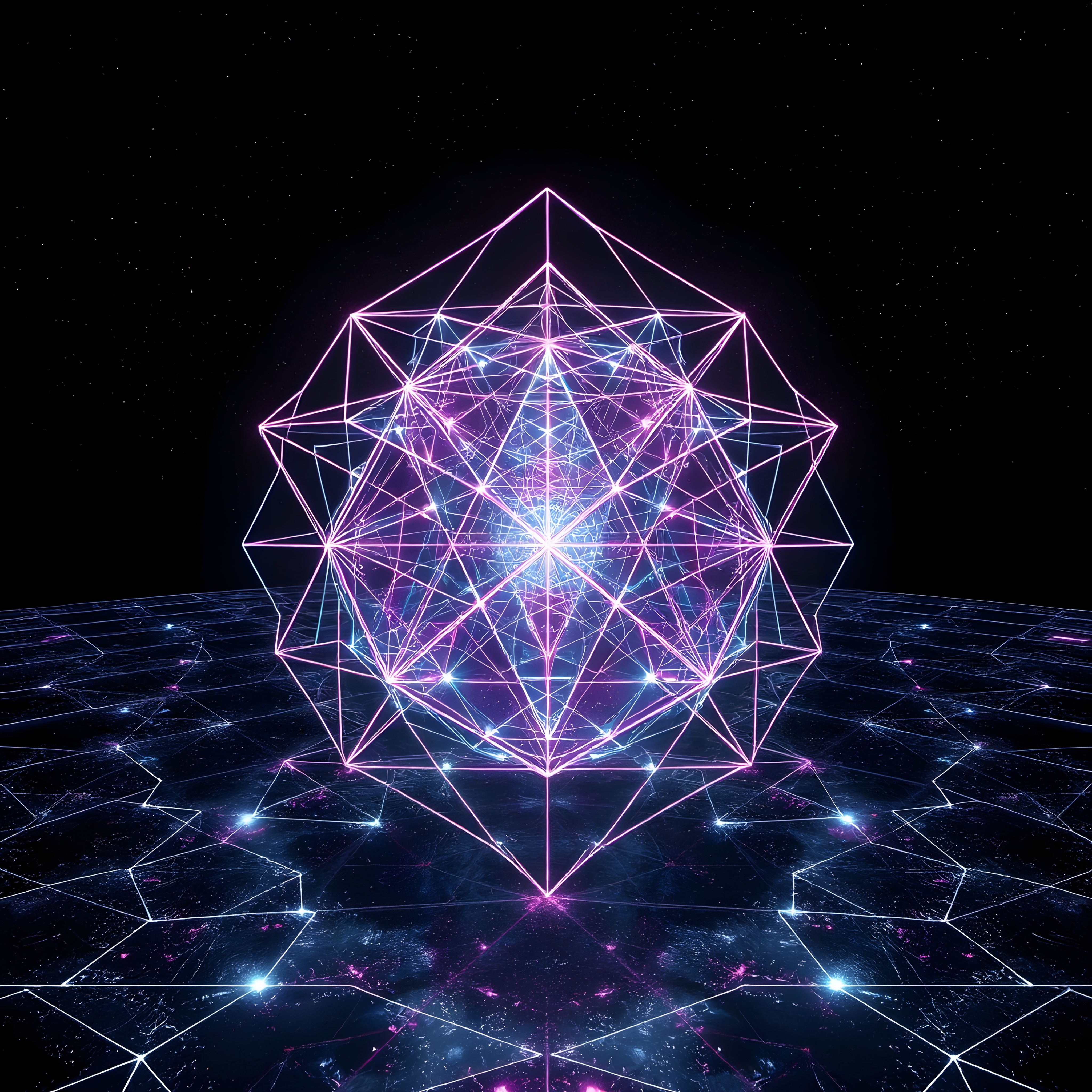 Cosmic Geometric Digital Landscape