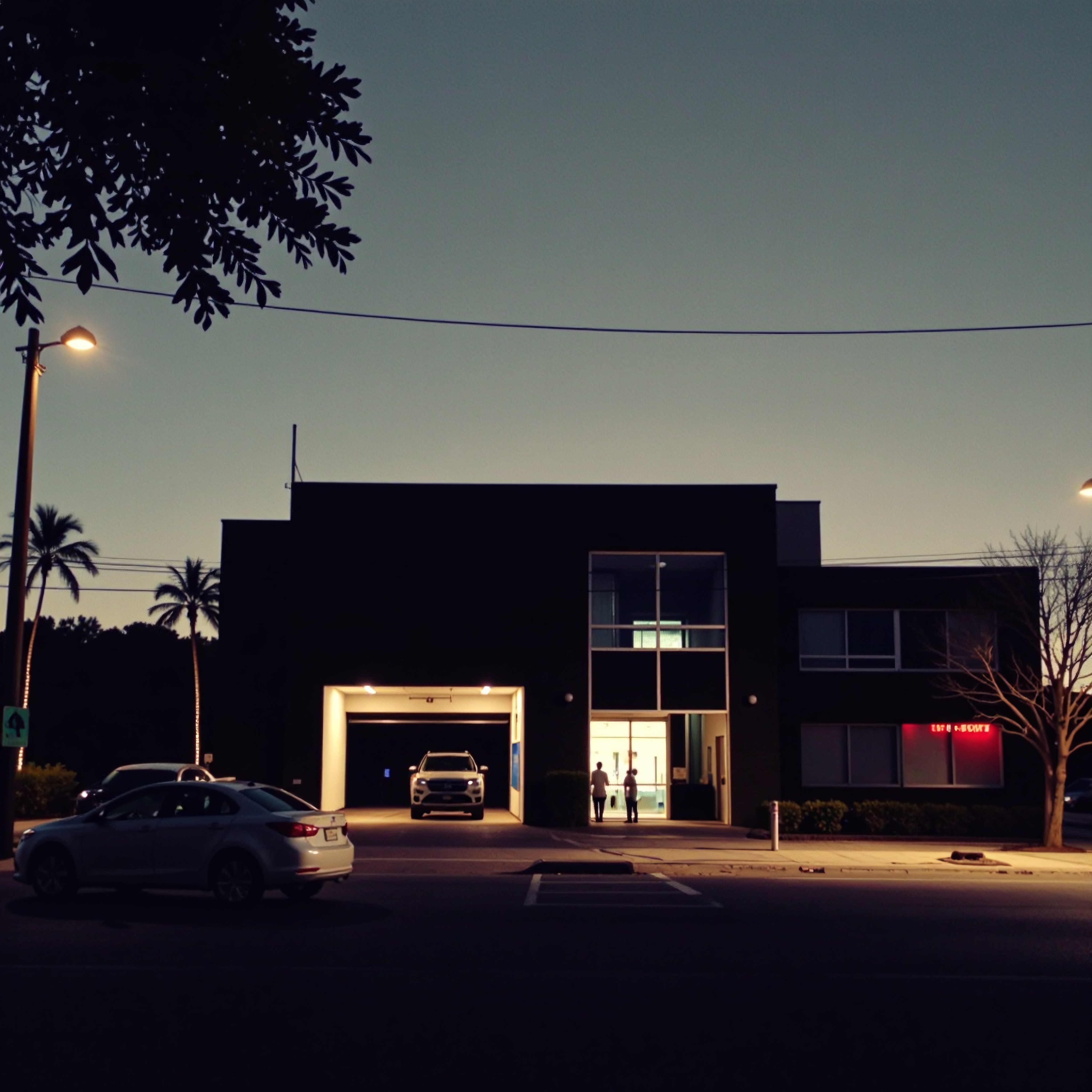 Nighttime Urban Street View