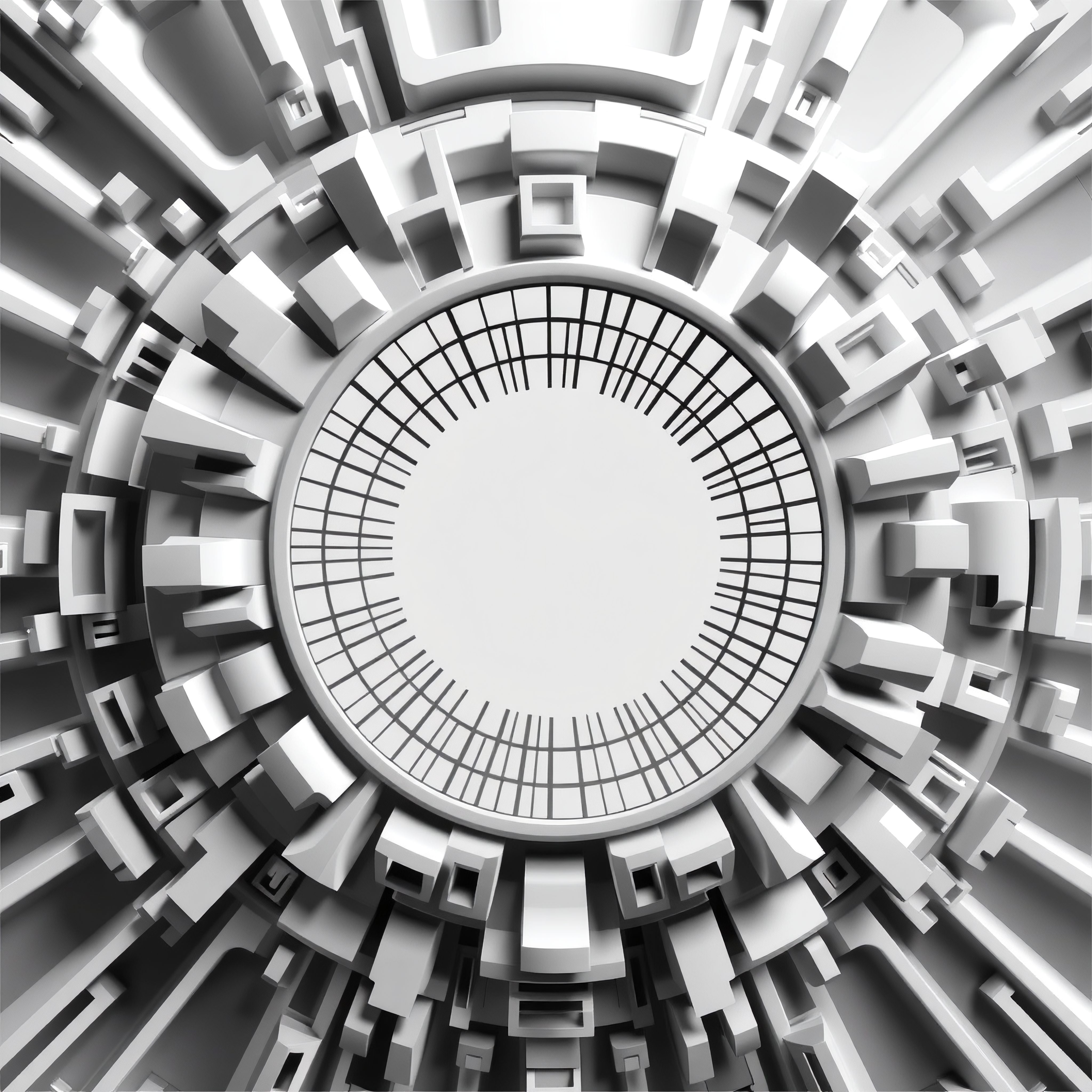 Geometric Circles in Abstract Design