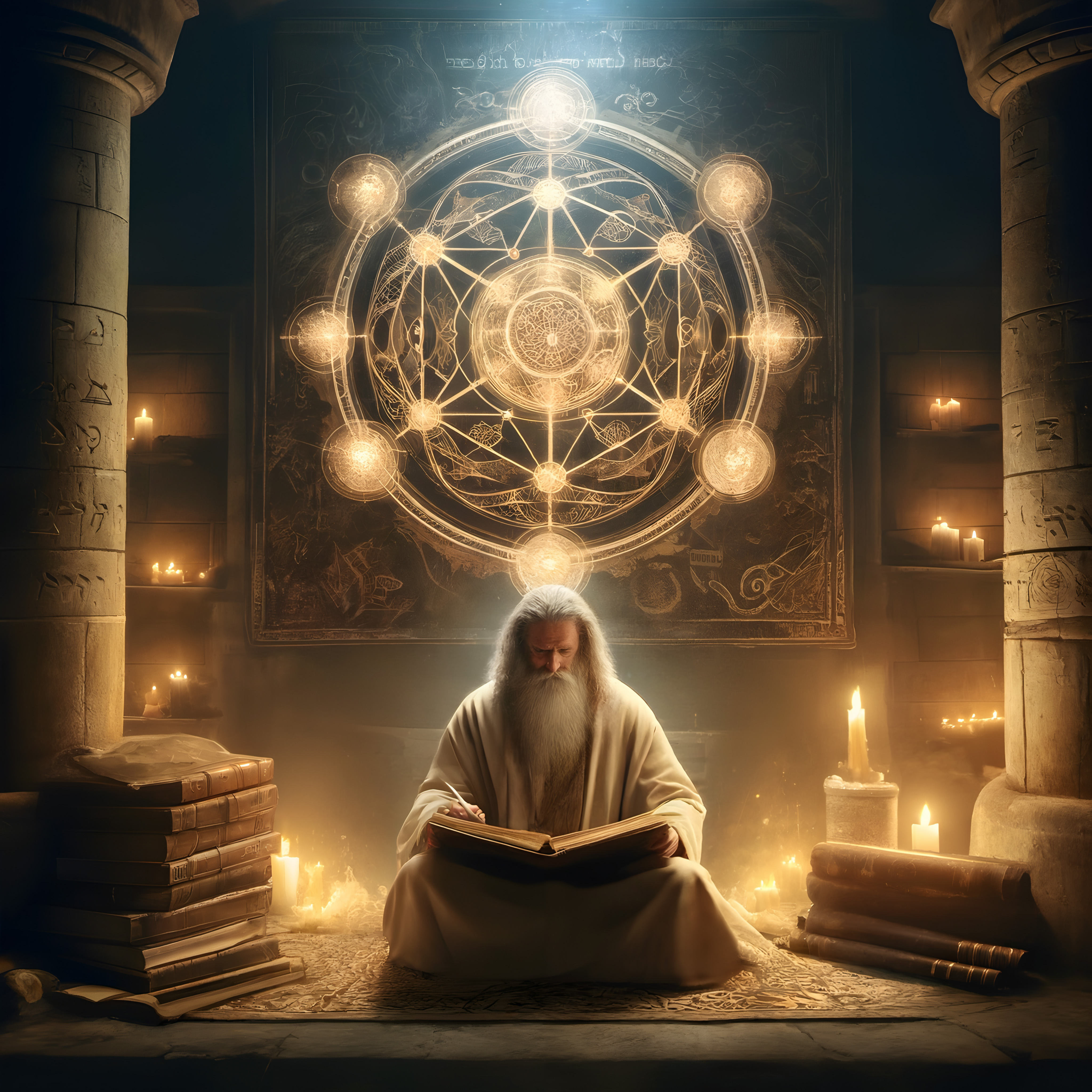 Mystical Library of Ancient Knowledge