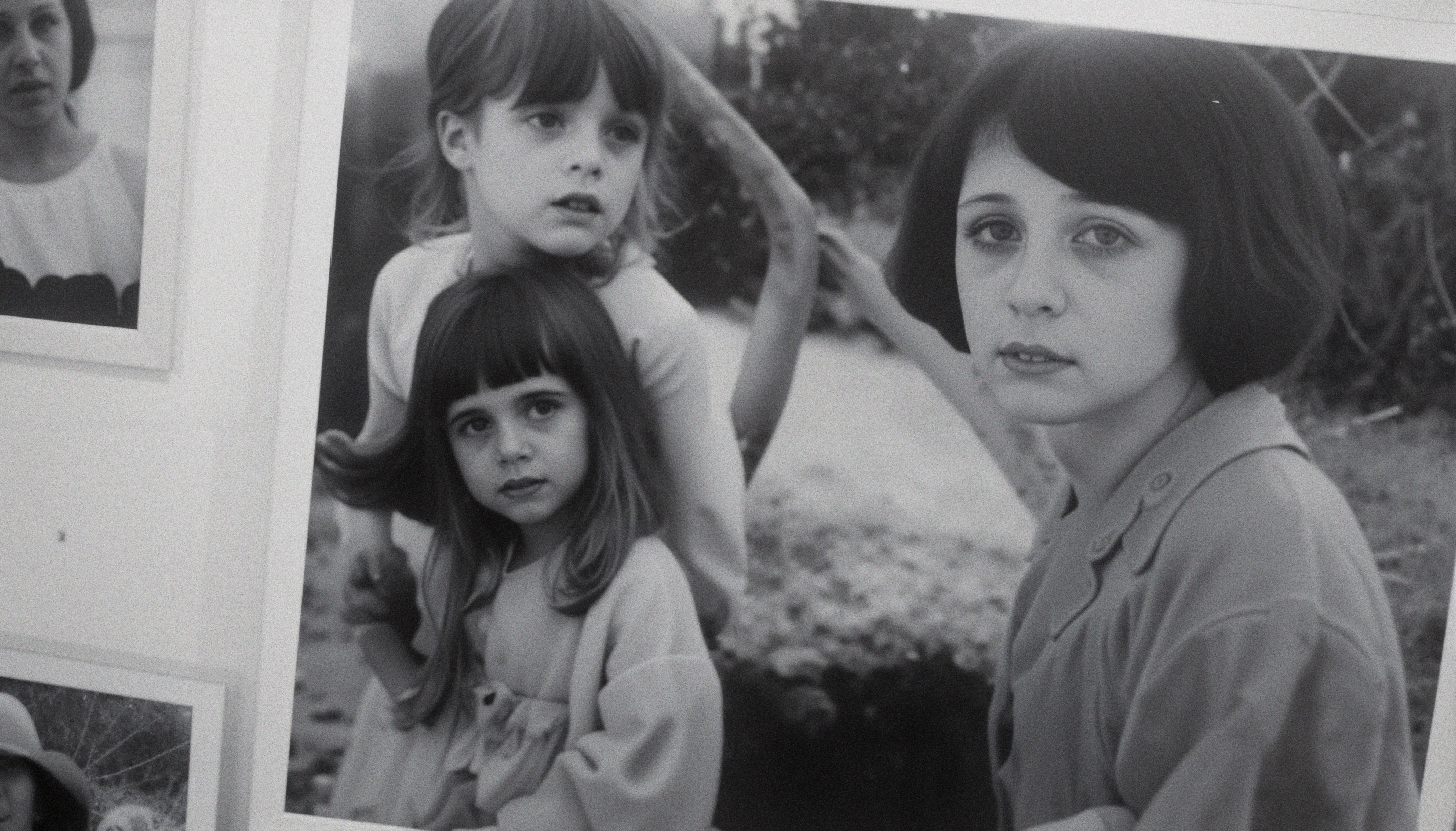 Vintage Photograph of Three Girls