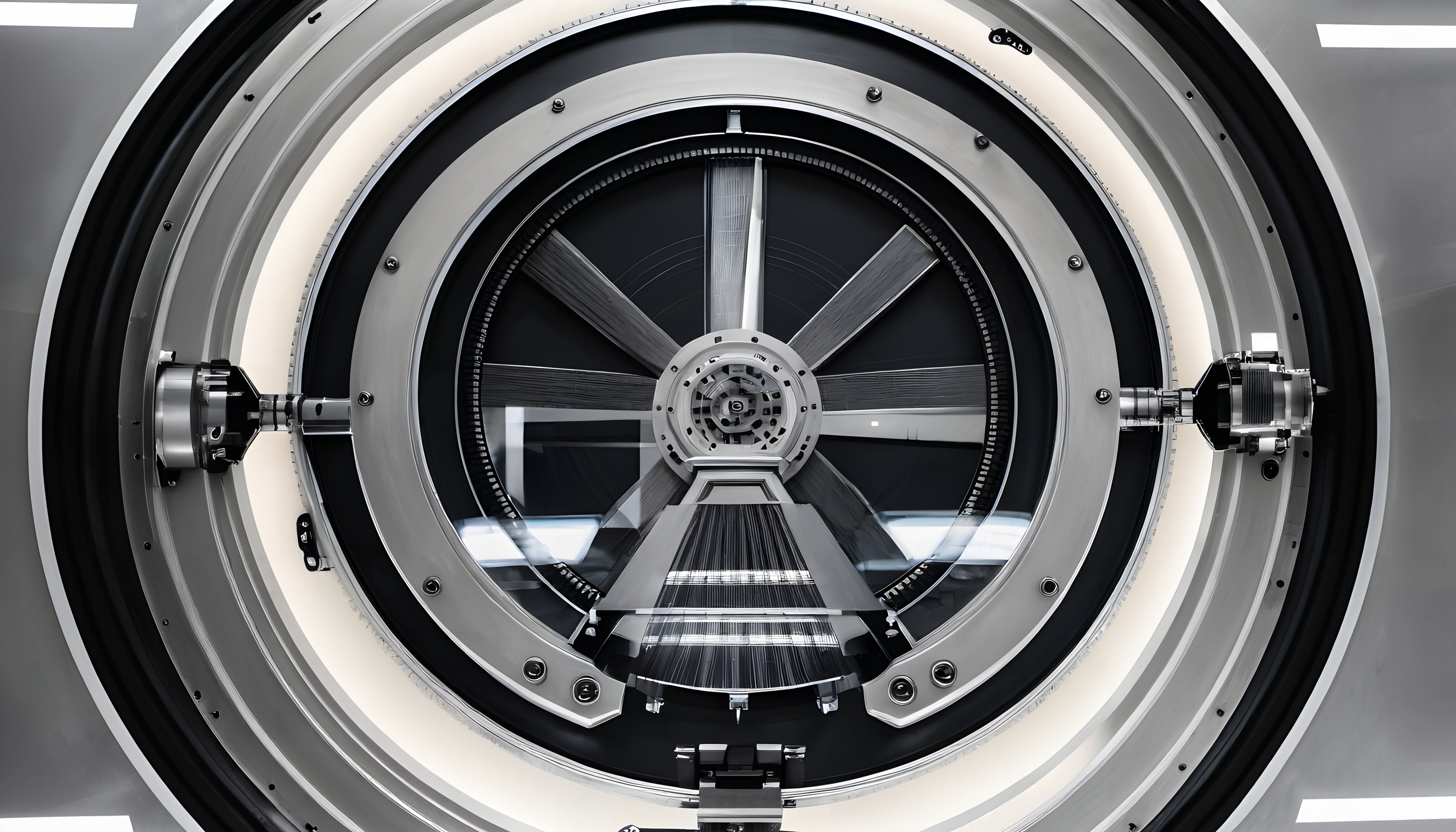 Futuristic Industrial Circular Mechanism