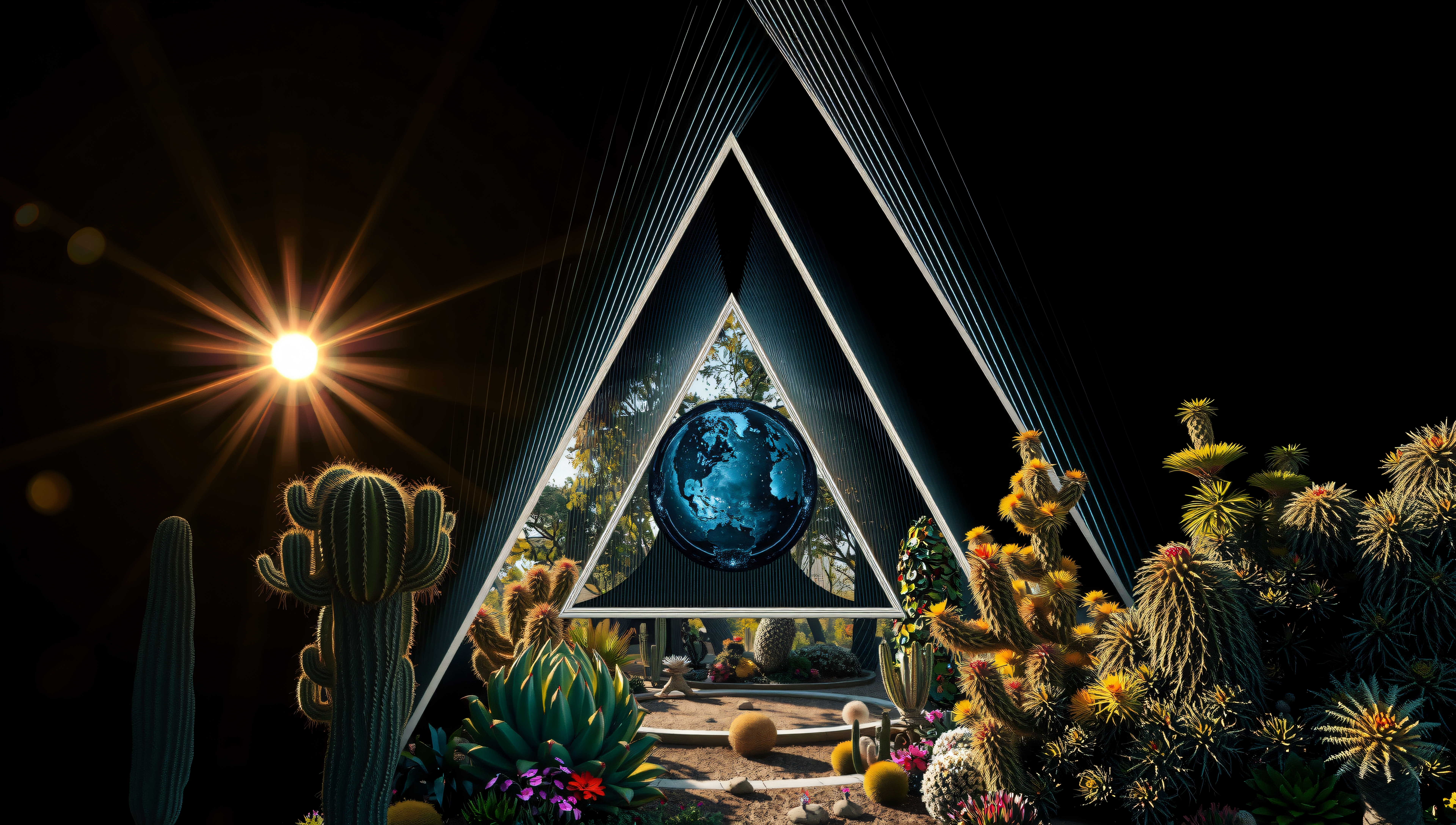 Celestial Desert Portal Dreamscape