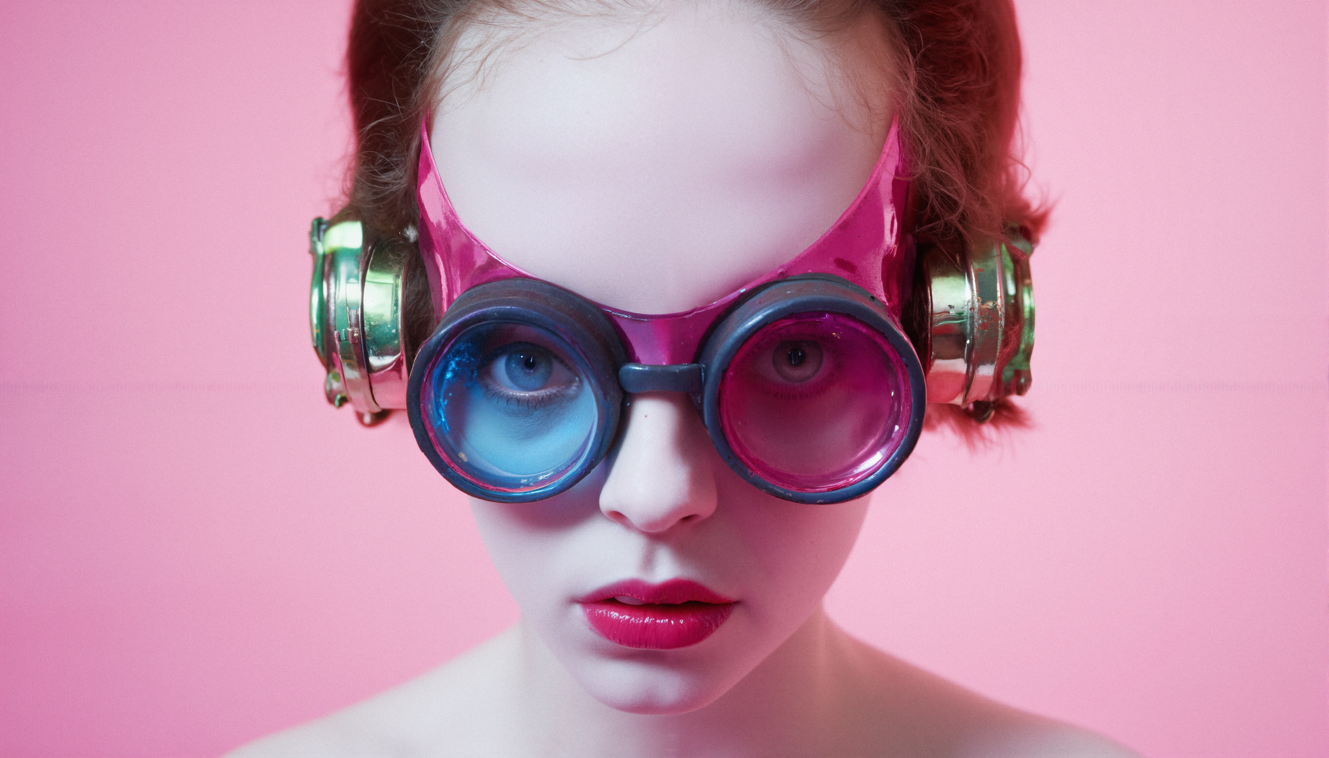 Futuristic Visionary in Pink
