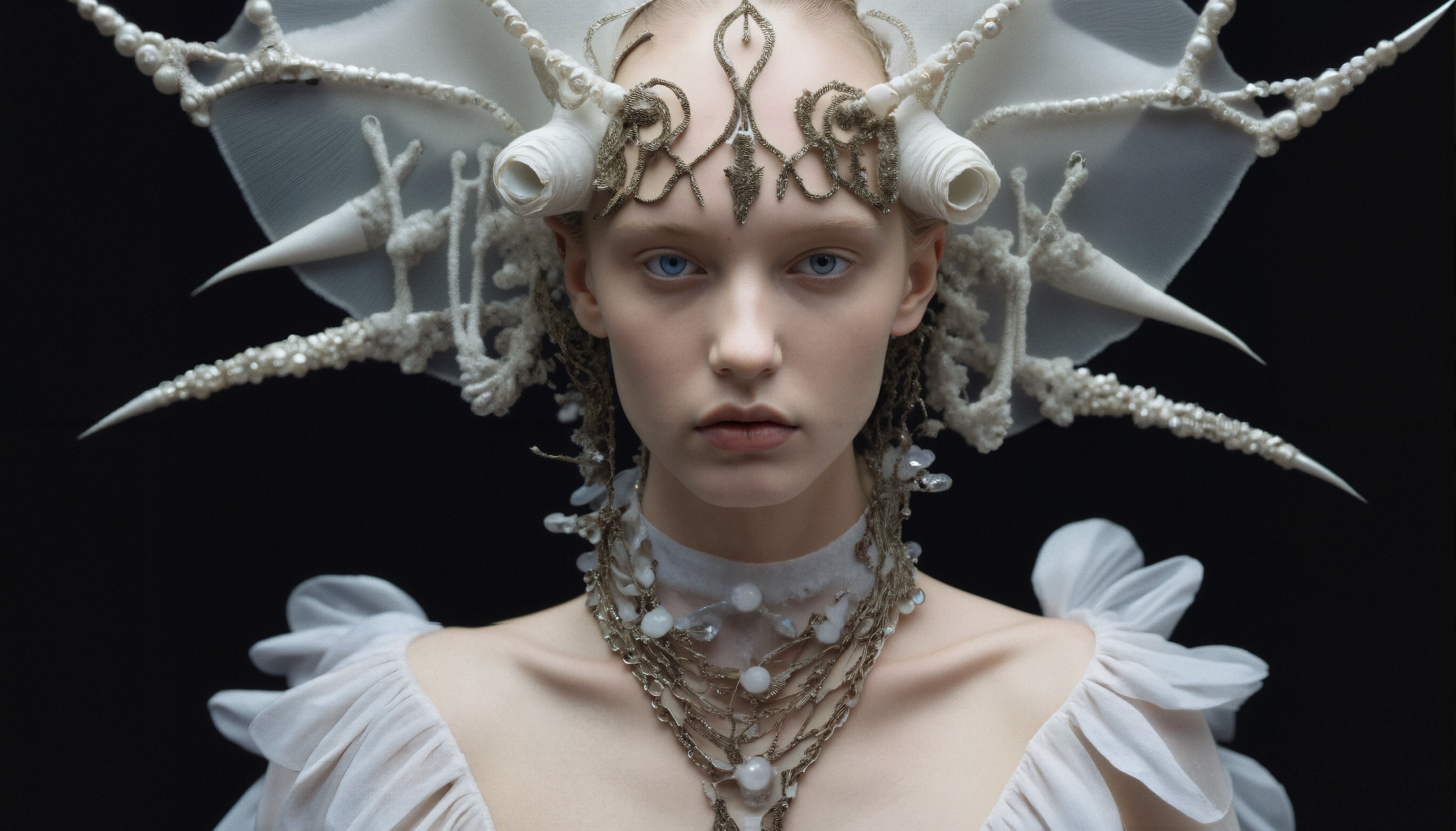 Fantasy-Inspired Ethereal Headpiece Design