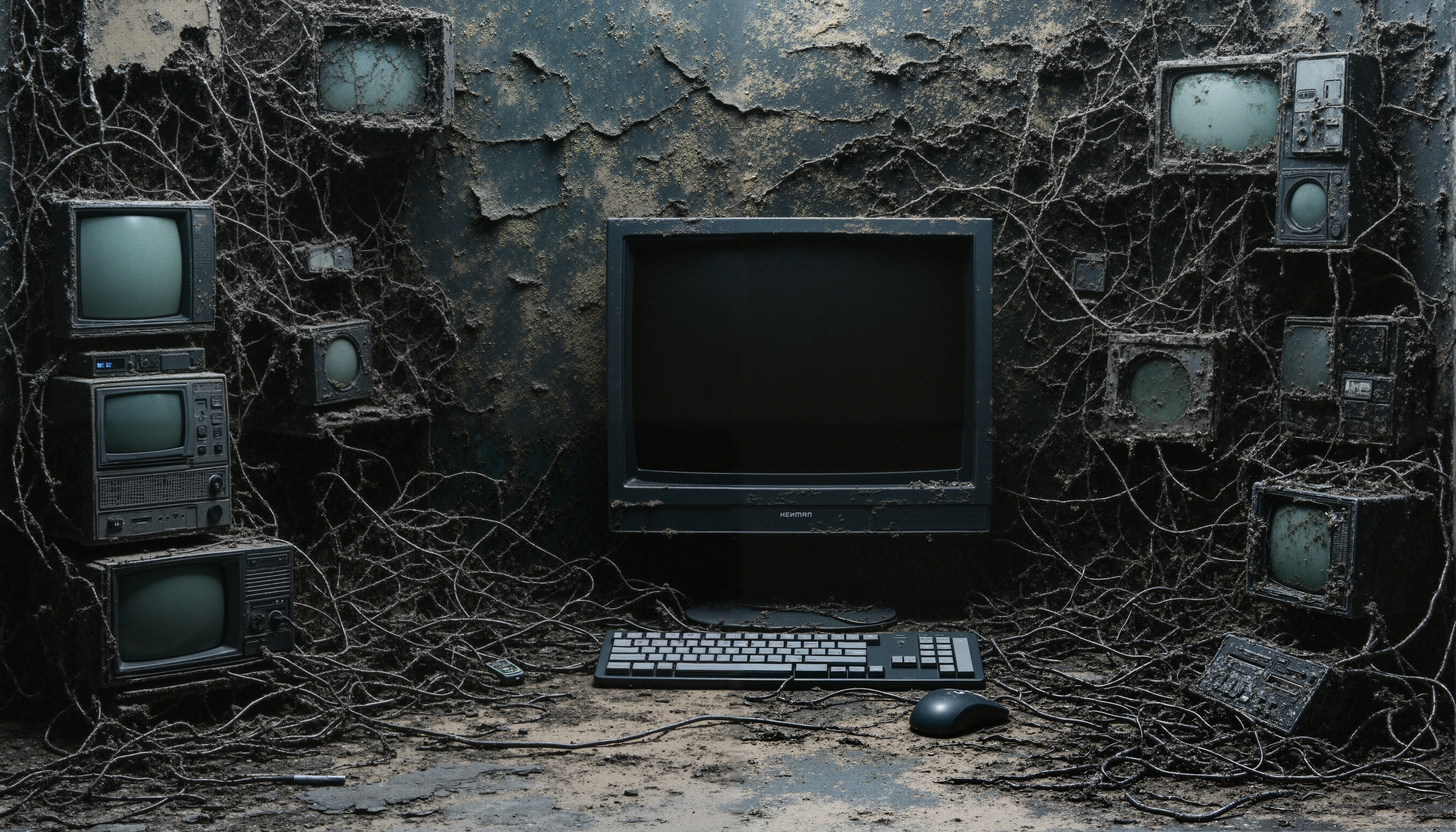 Abandoned Vintage Technology Room