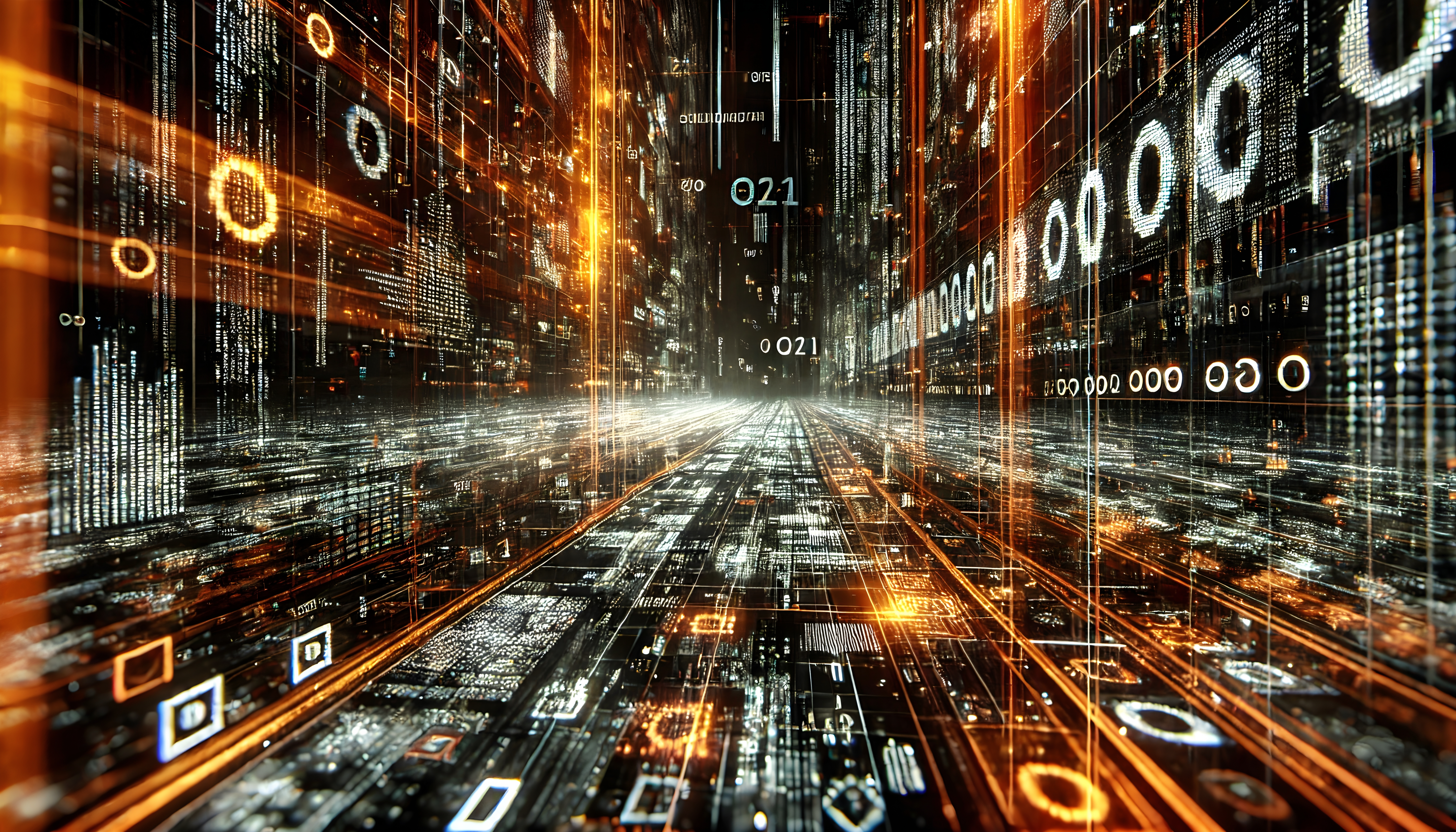 Futuristic Data Stream Pathway