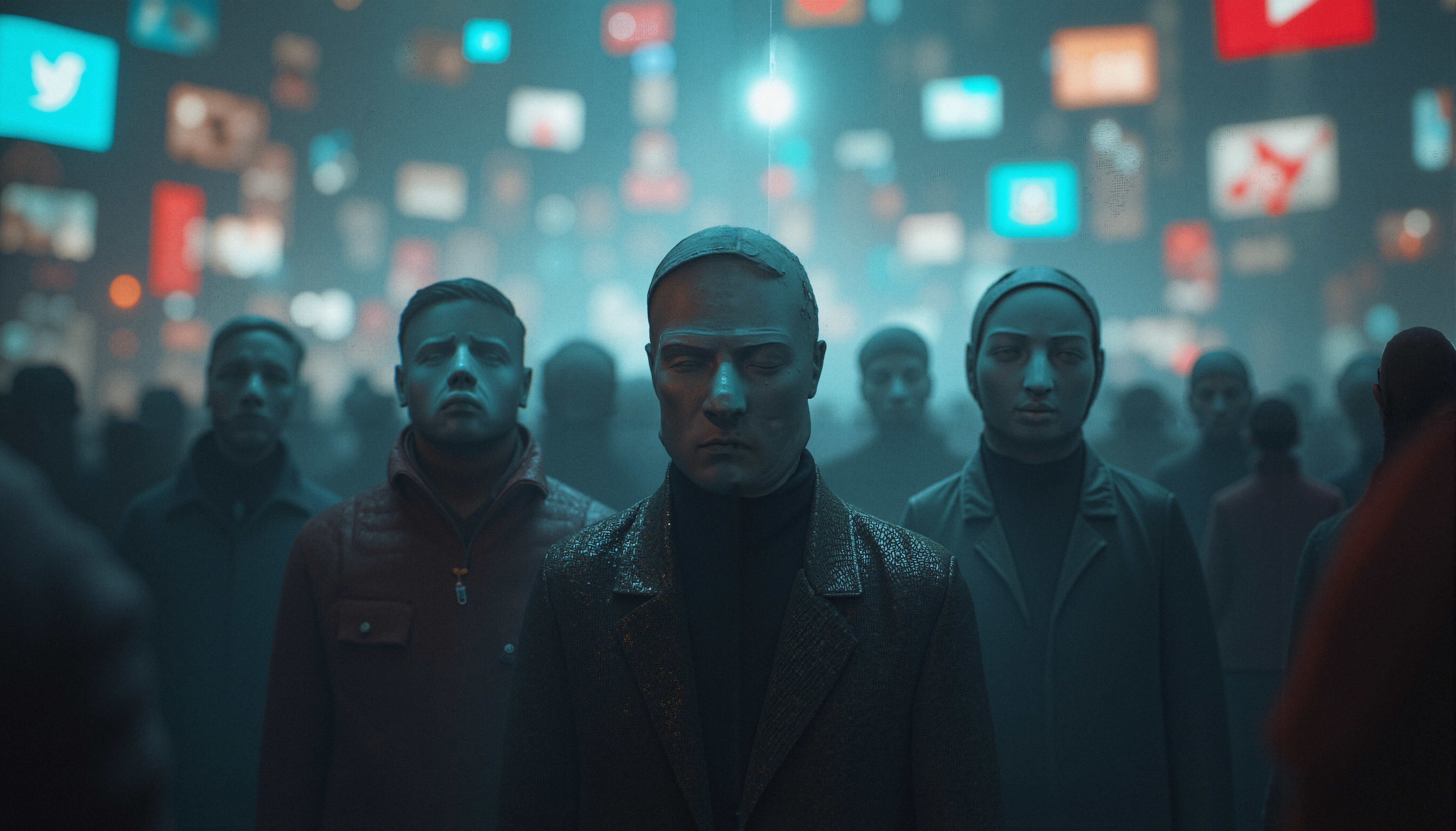 Digital Conformity in Dystopian Society