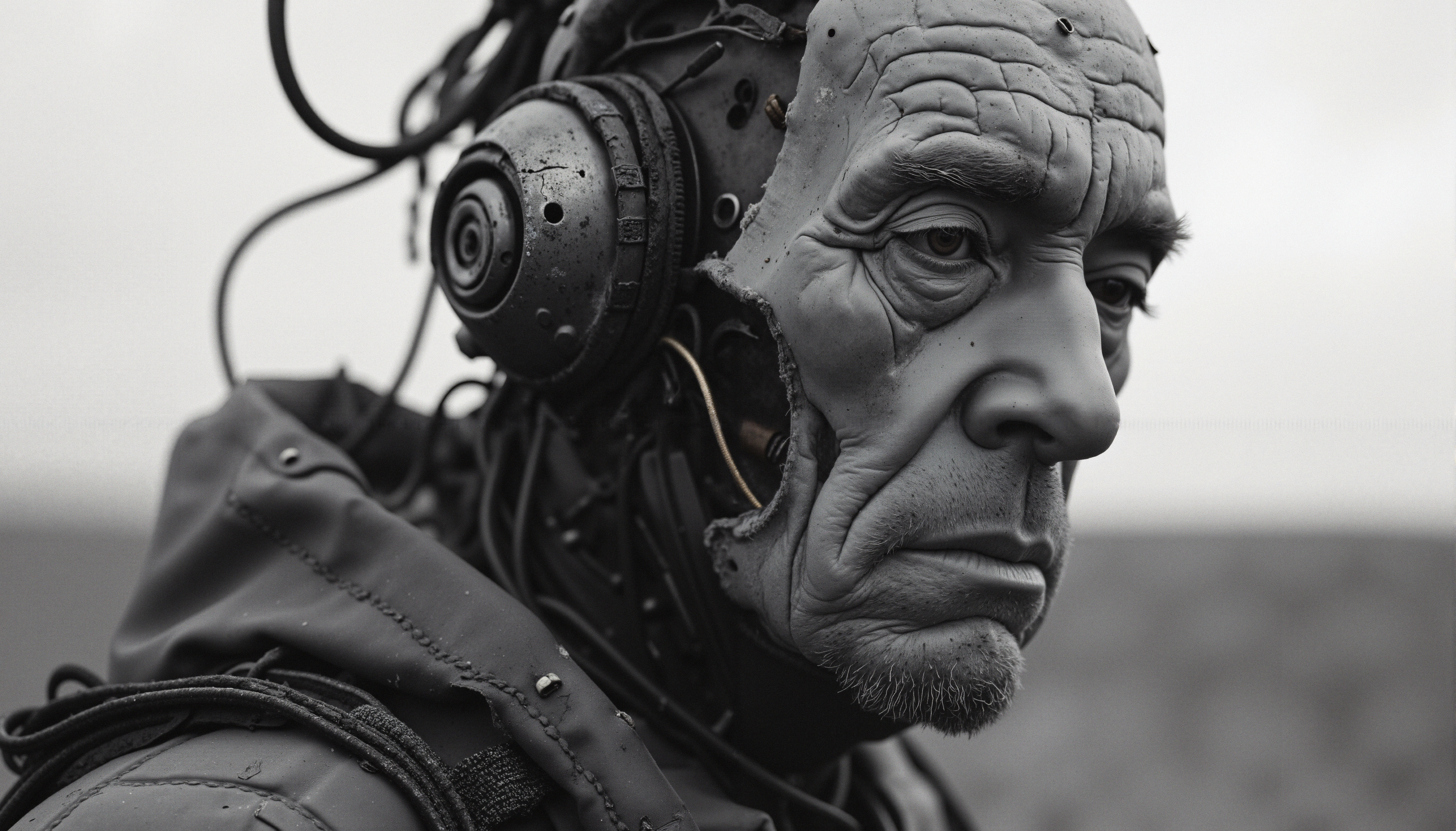 Cybernetic Contemplation in Monochrome
