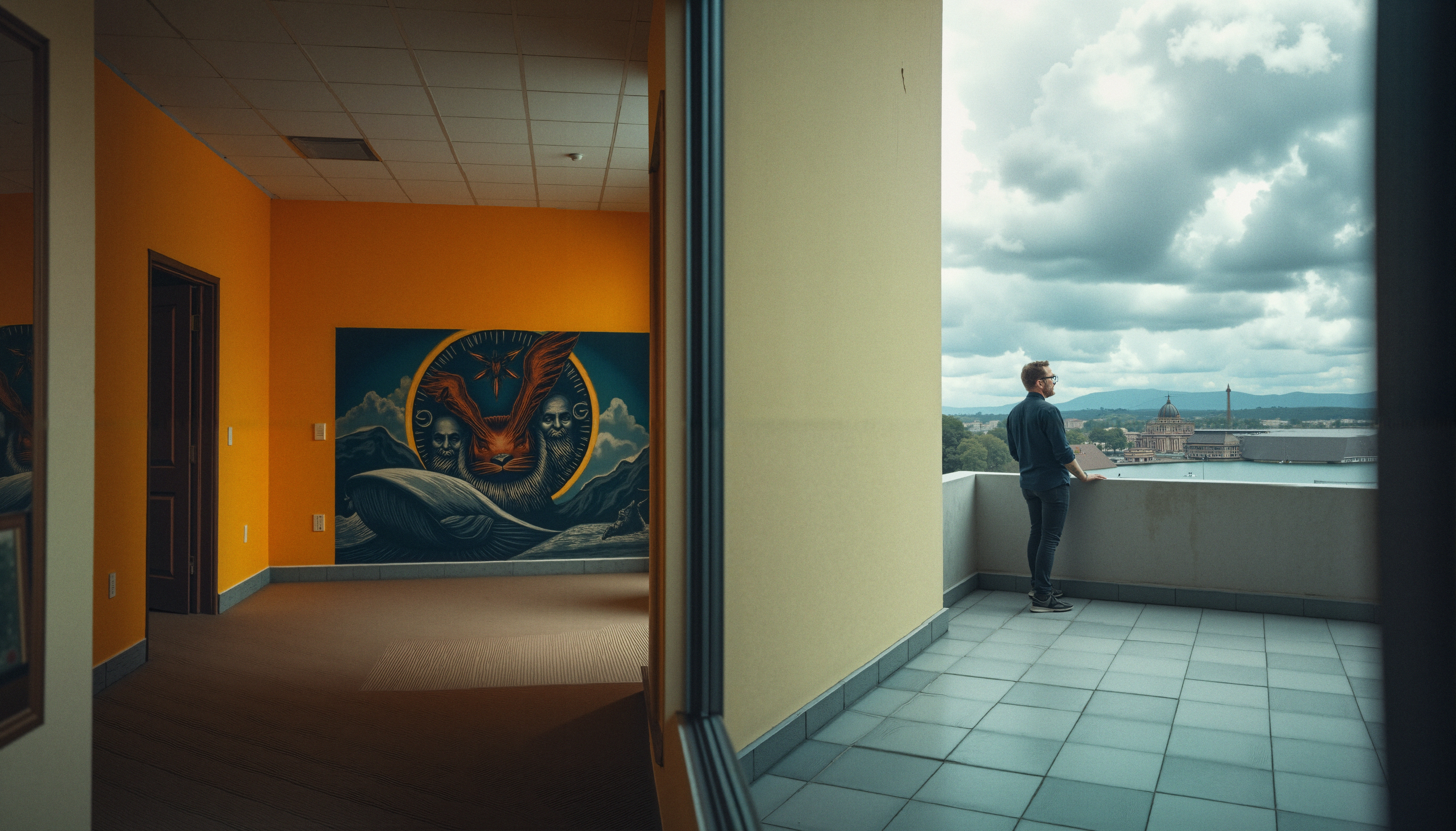 Artistic Clash Indoor and Outdoor Worlds