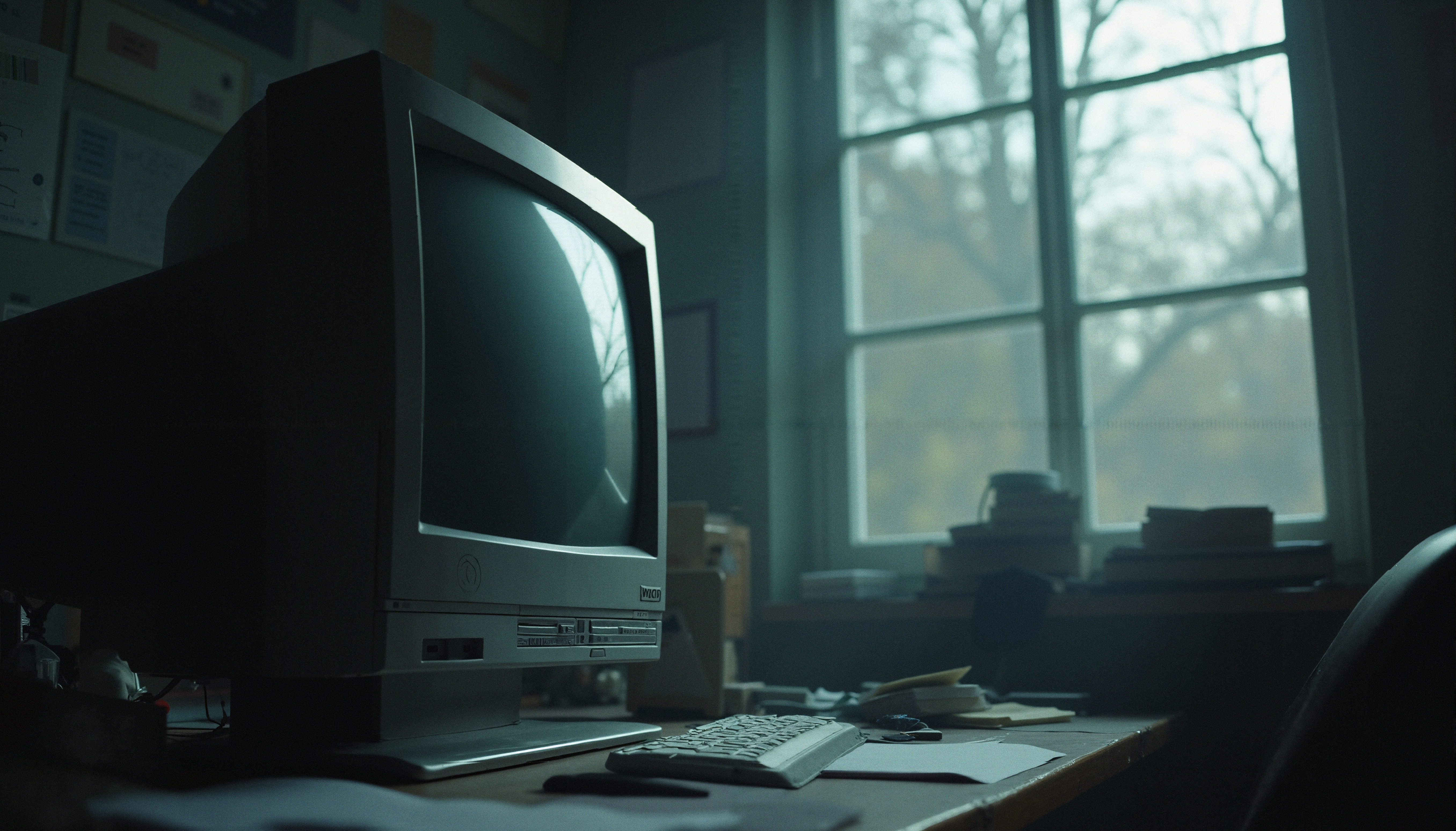 Vintage Workspace with Retro Vibes