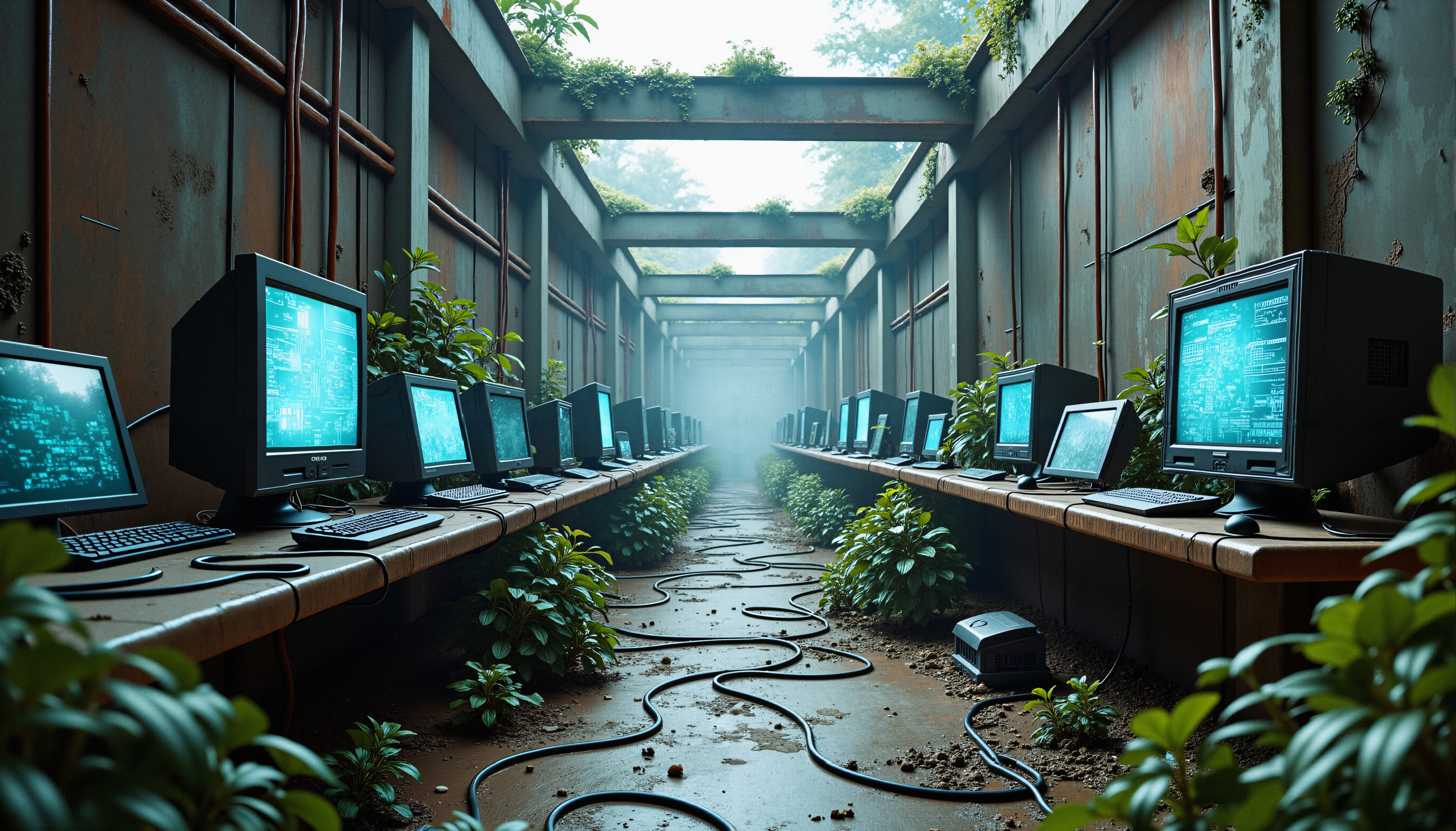 Abandoned Tech Reclaimed By Nature