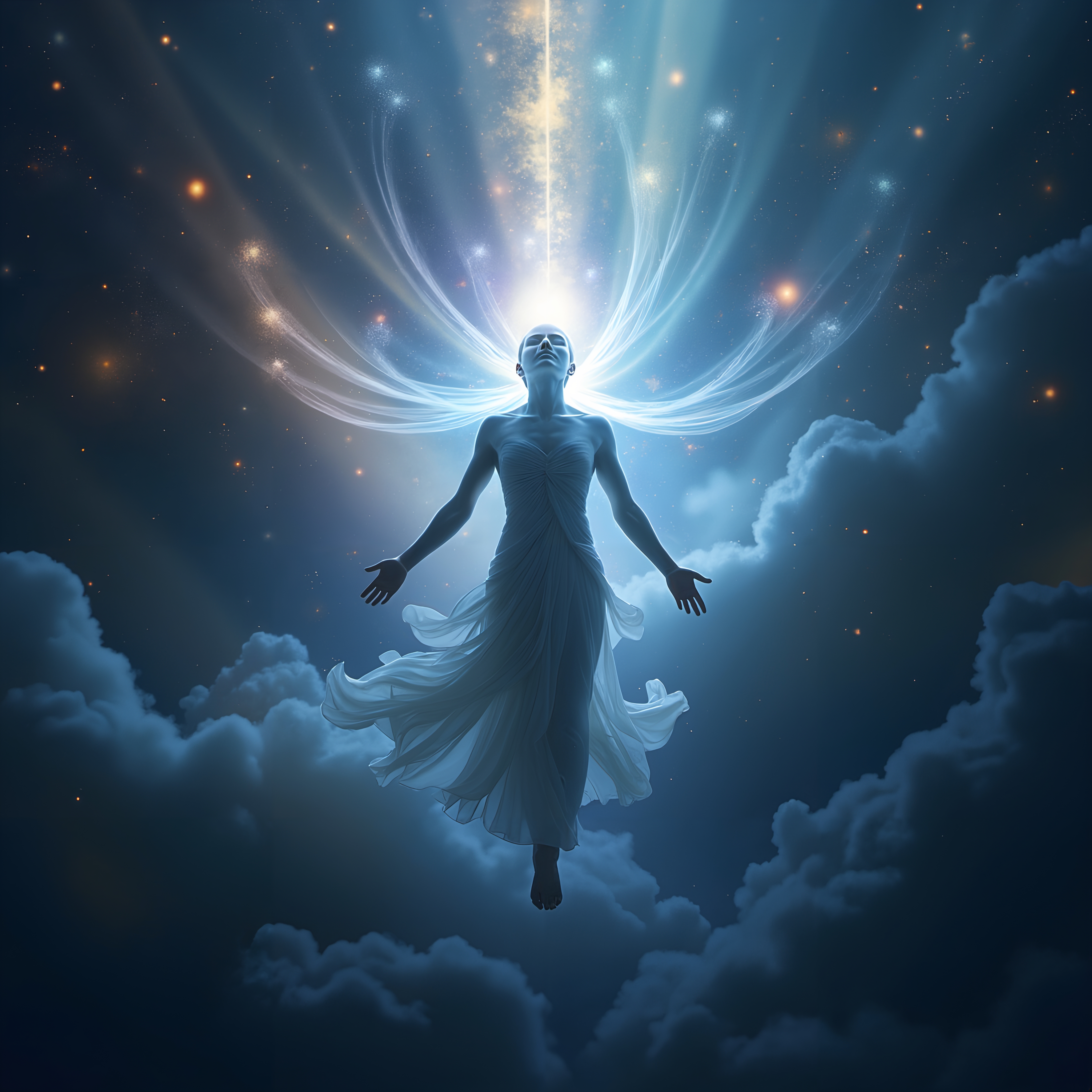 Celestial Ascension Into Divine Light