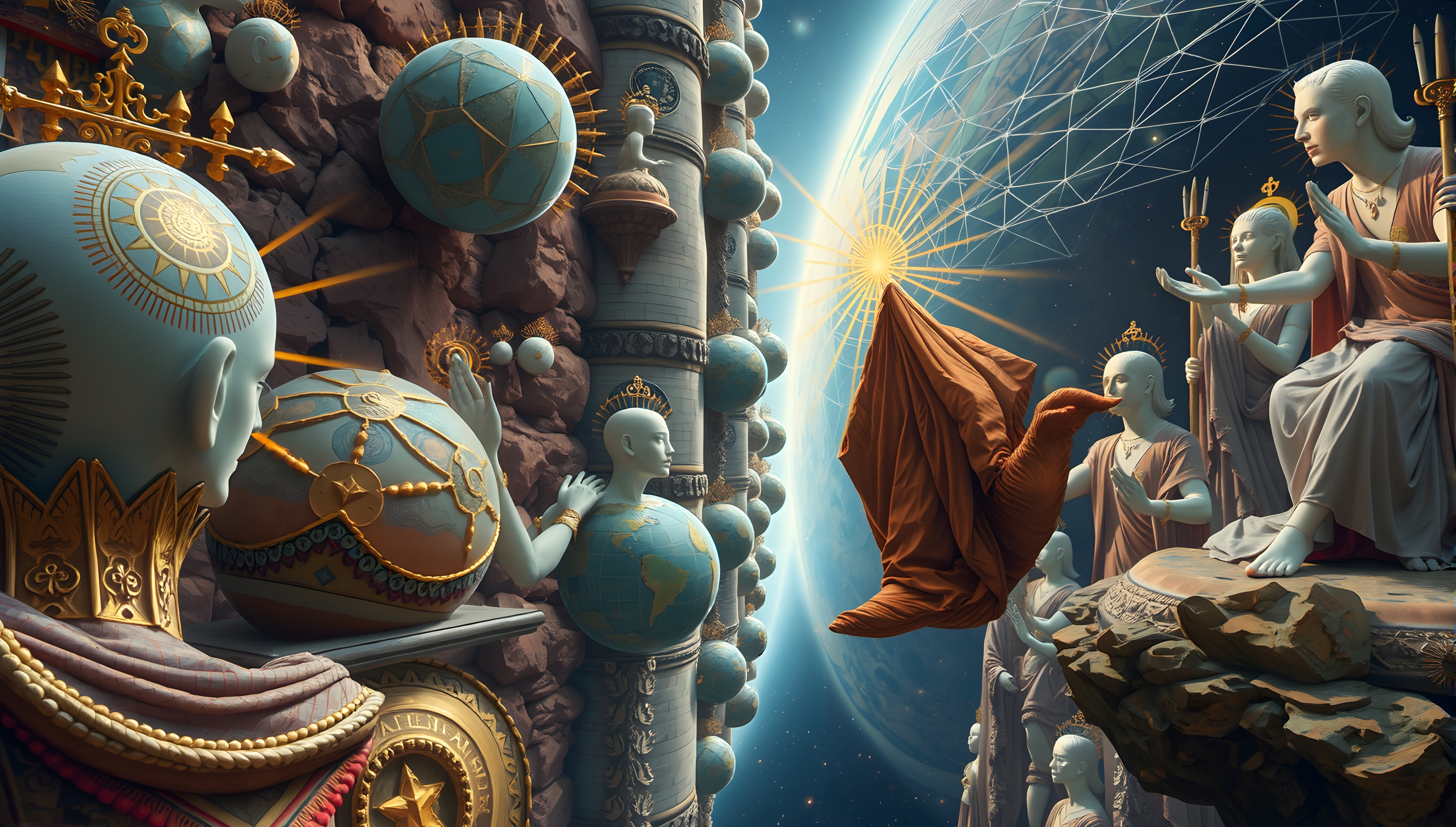 Ethereal Cosmic Mythological Assembly