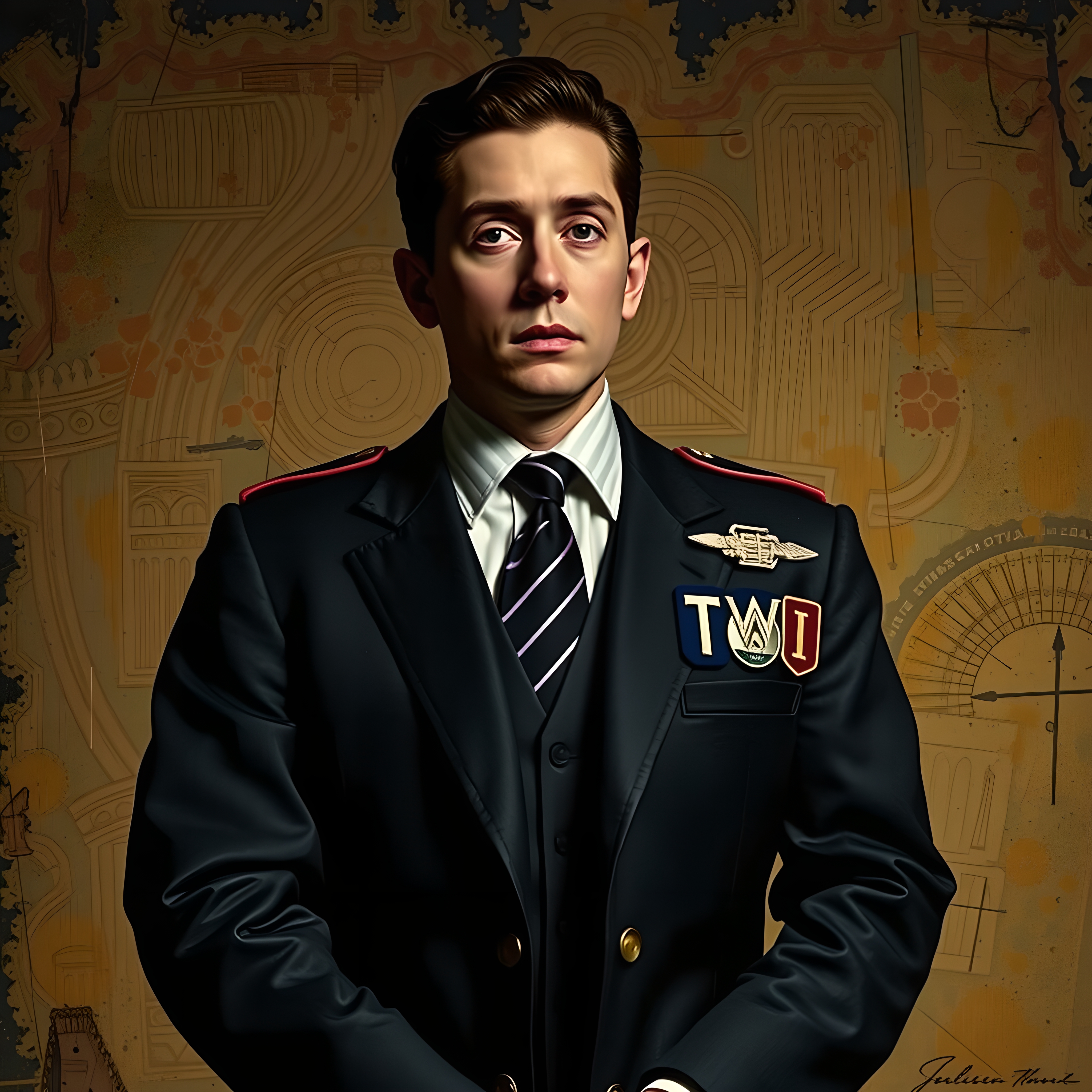 Man in formal military attire