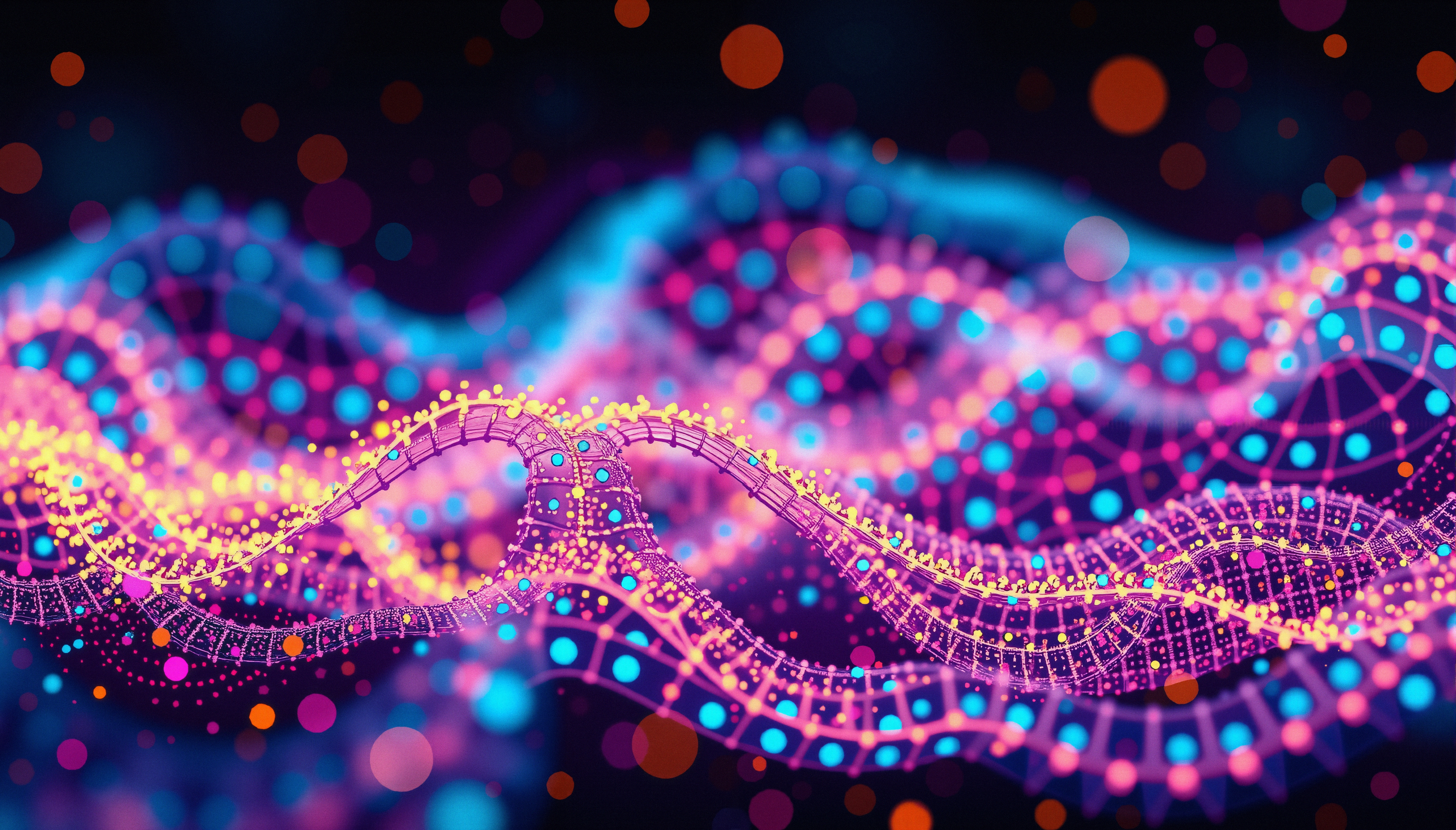 Abstract Neural Network Digital Art