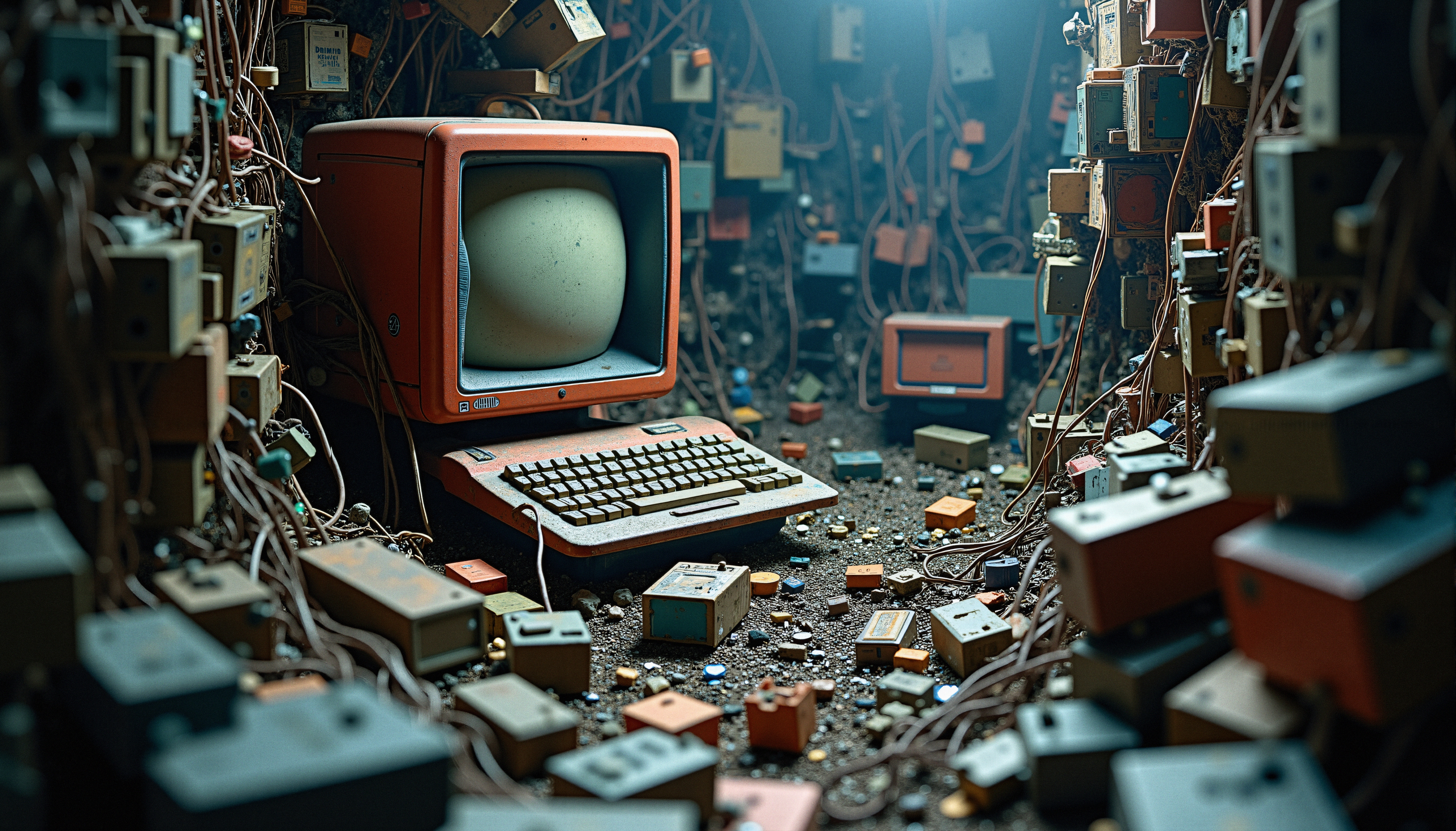 Forgotten Vintage Technology Room
