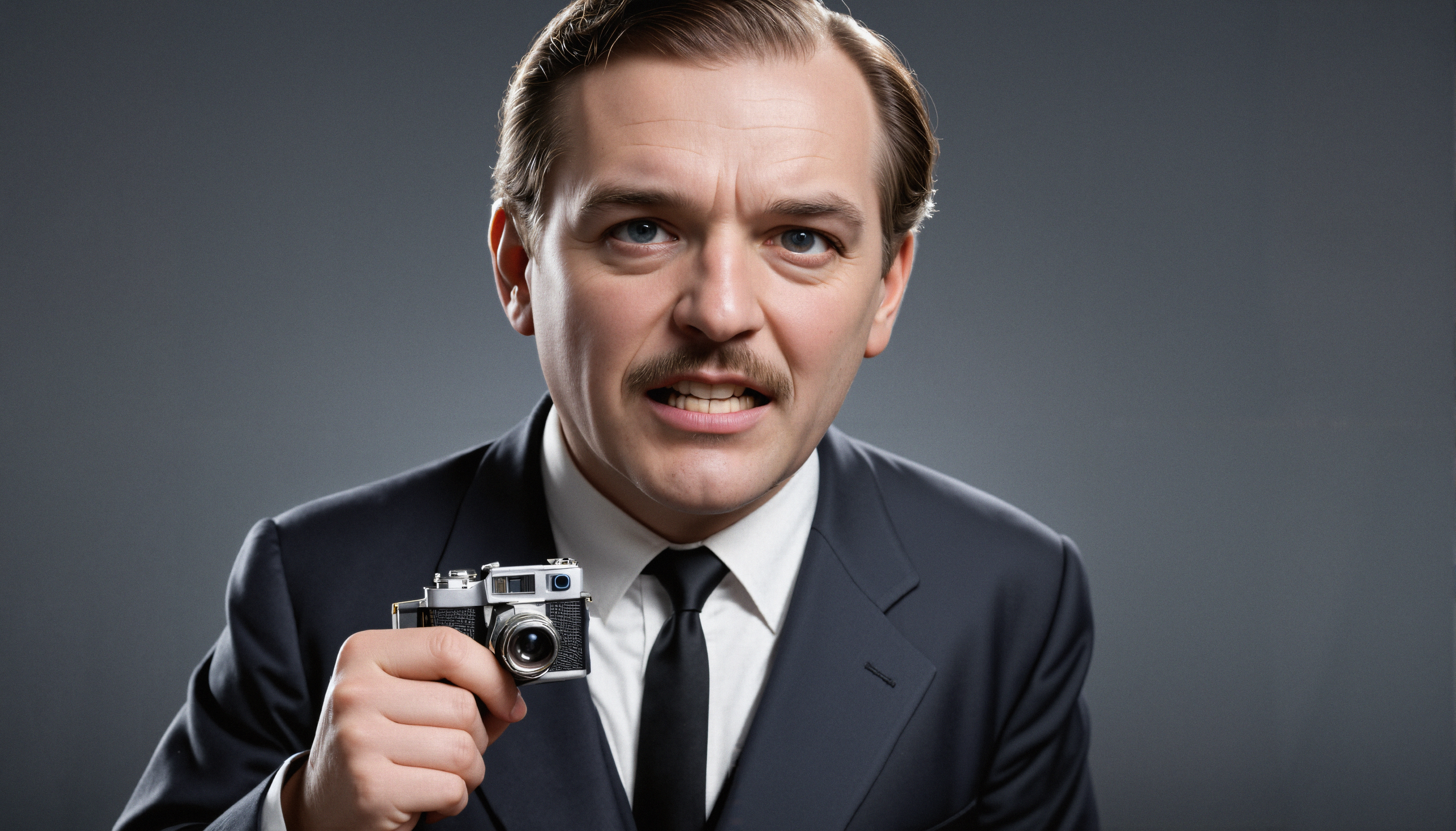 Vintage Photographer with Classic Camera