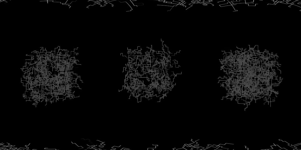 Immersive Abstract Line Dance 6K 360VR