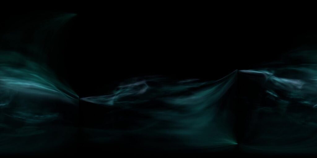Dark Abstract Flowing Light 360VR Loop