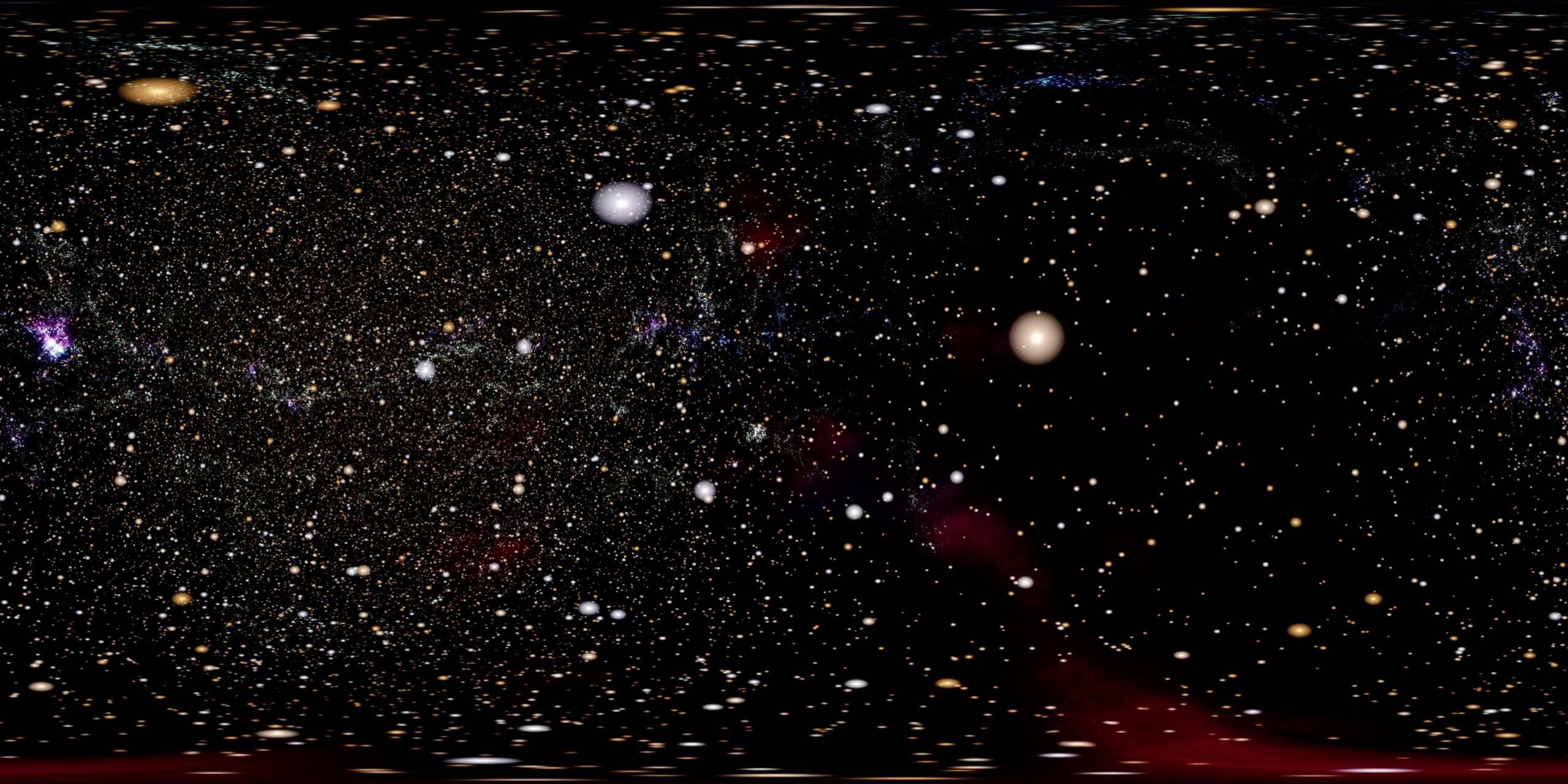 3060VR 4K video loop journey through countless stars scattered across a celestial universe, showcasing the vastness and complexity of the cosmos.