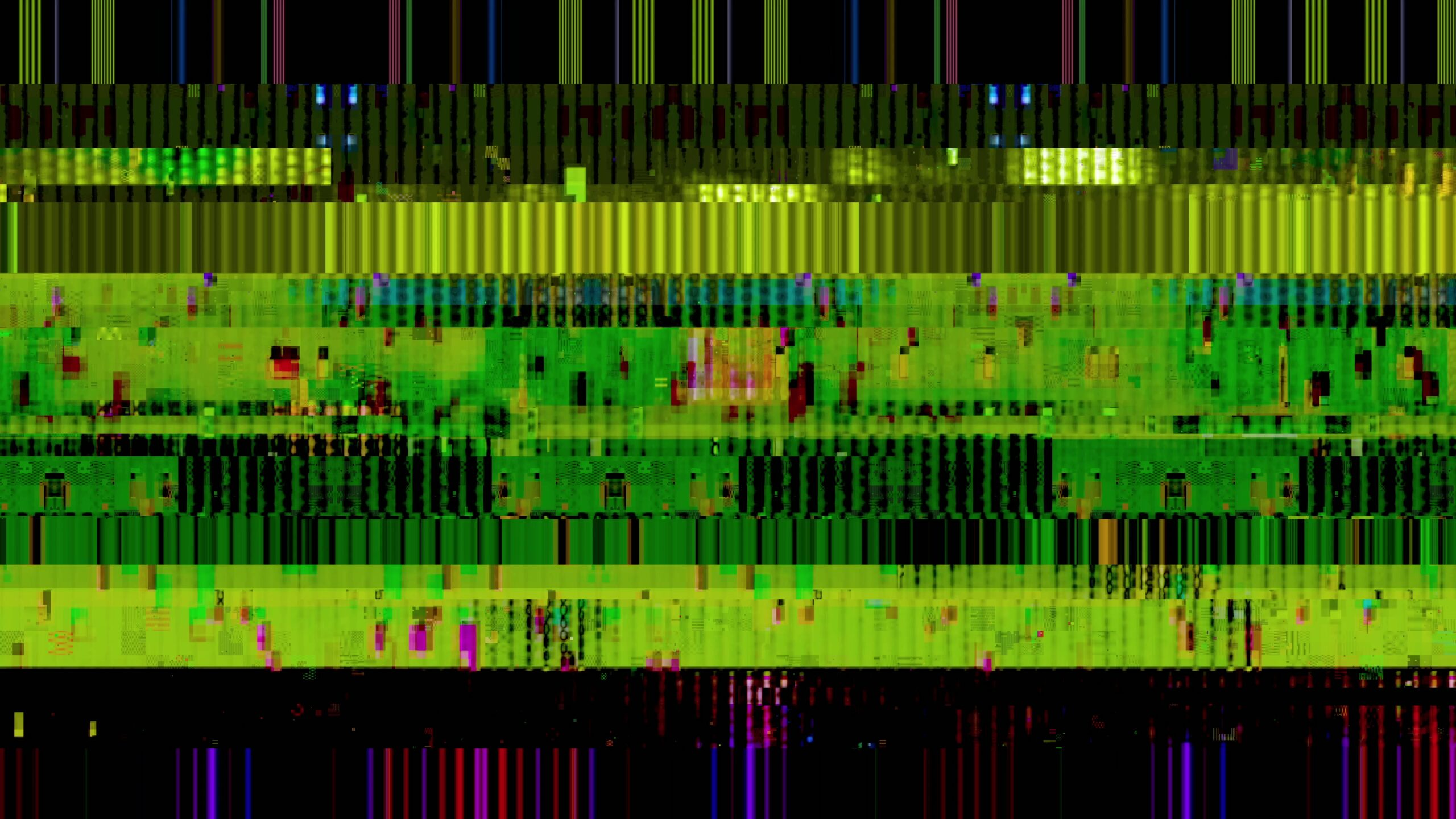 Abstract Digital Static Distortion 4K Video Loop