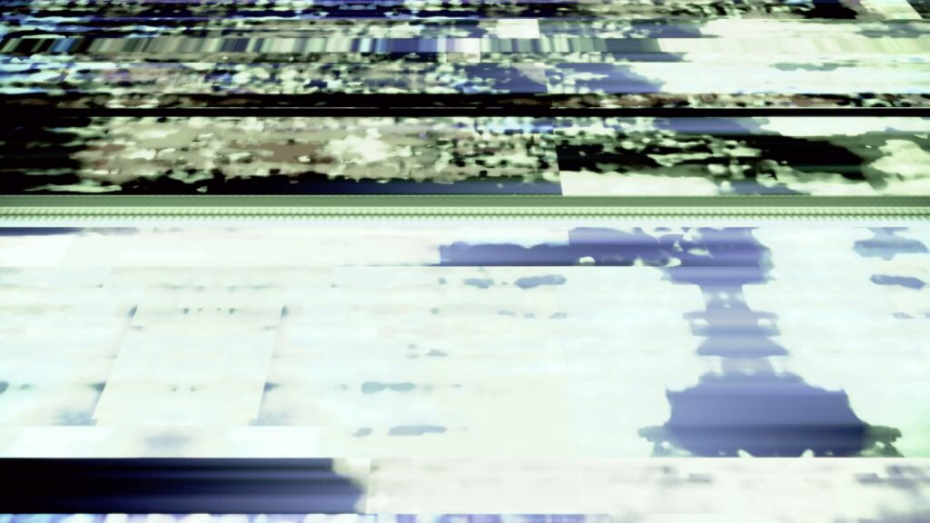 Digitally Distorted Abstract Video Loop