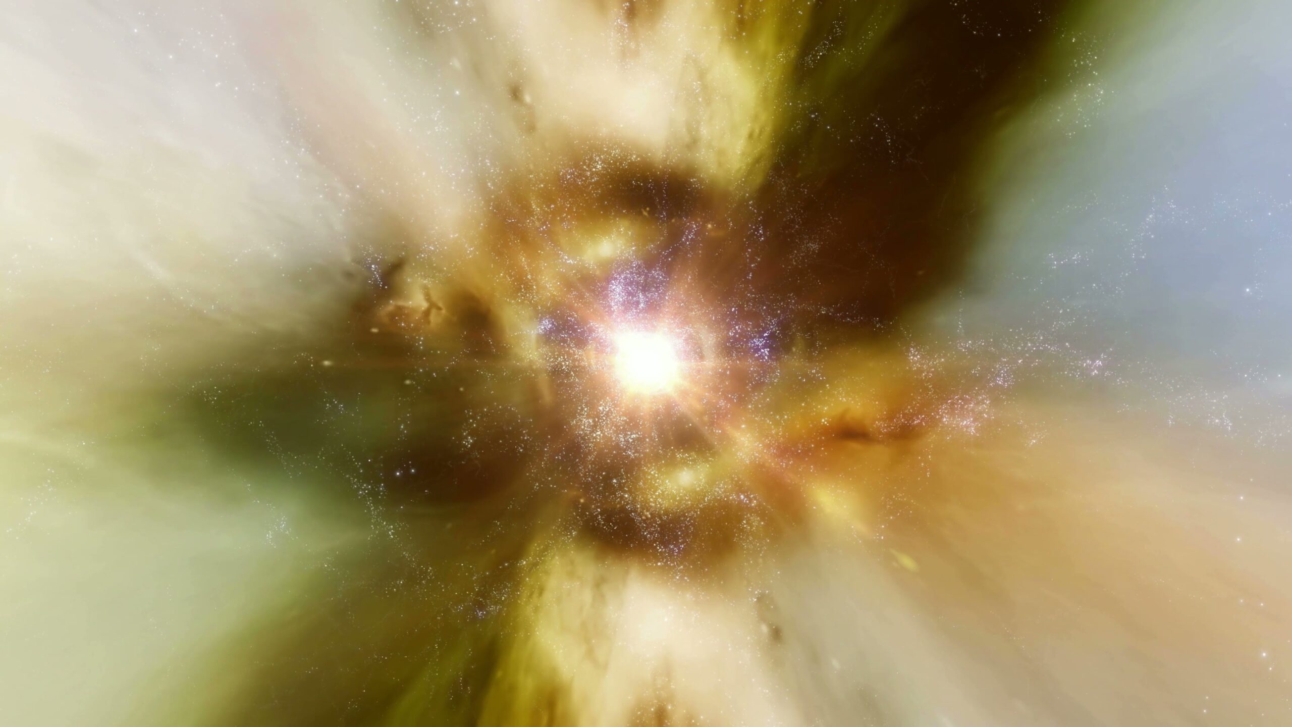 A vibrant 4K looping video of a cosmic explosion of light and color, showcasing the dynamic beauty of a celestial event in deep space.
