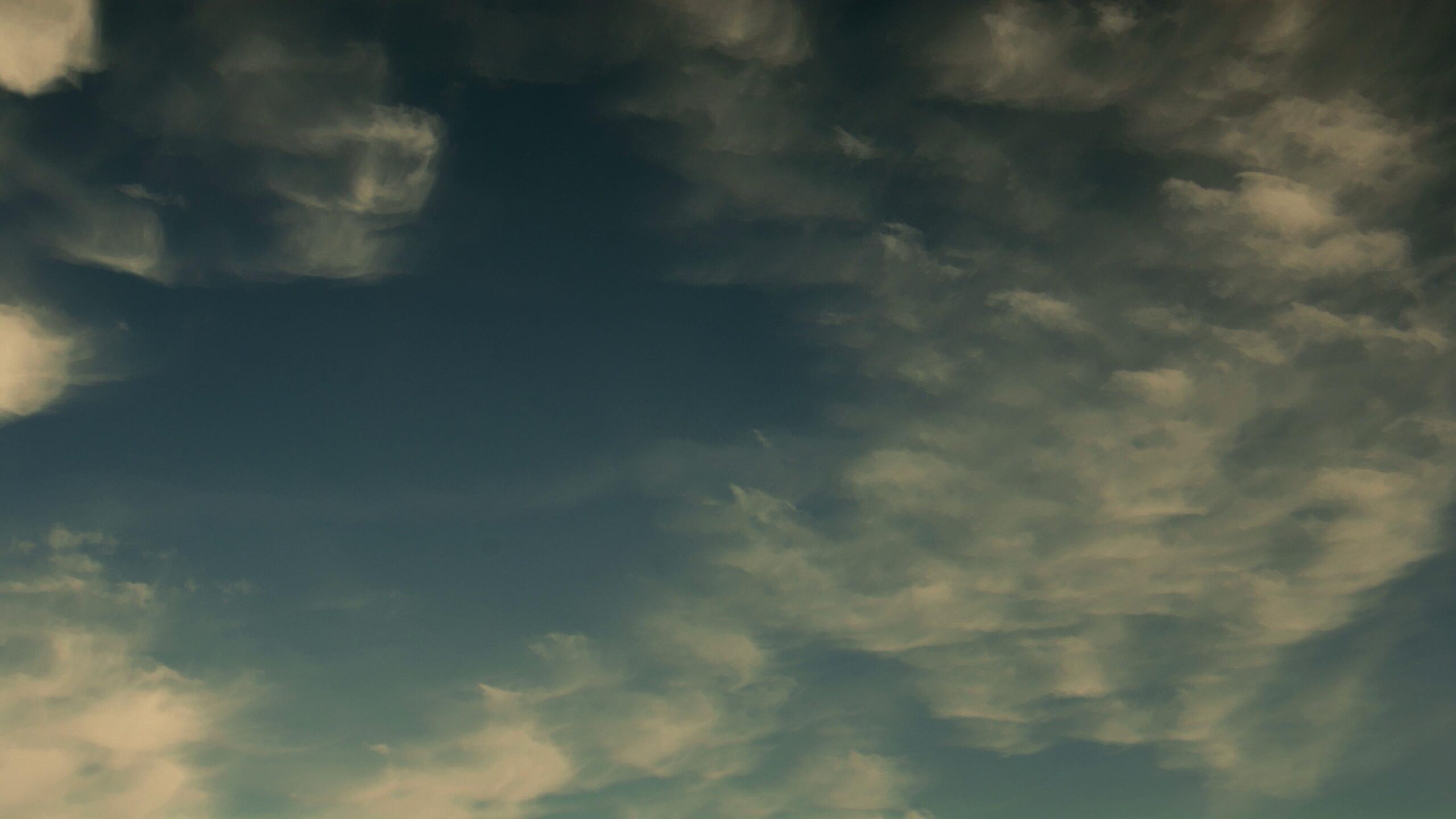 Moody cloudy sky 4K time-lapse video background