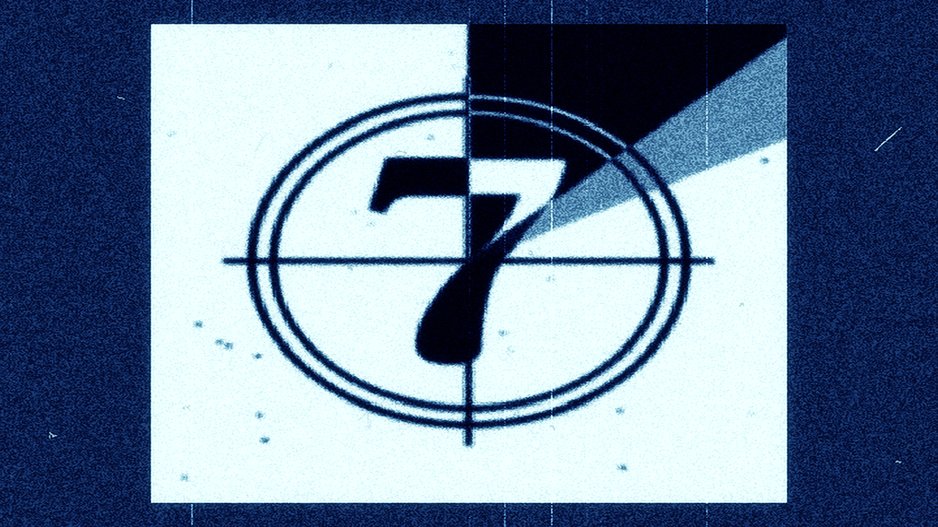 A classic animated film countdown with the numbers displayed at its center.