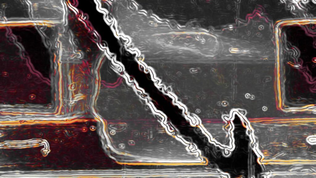 Abstract Digital Glitch Artistry 4K Loop