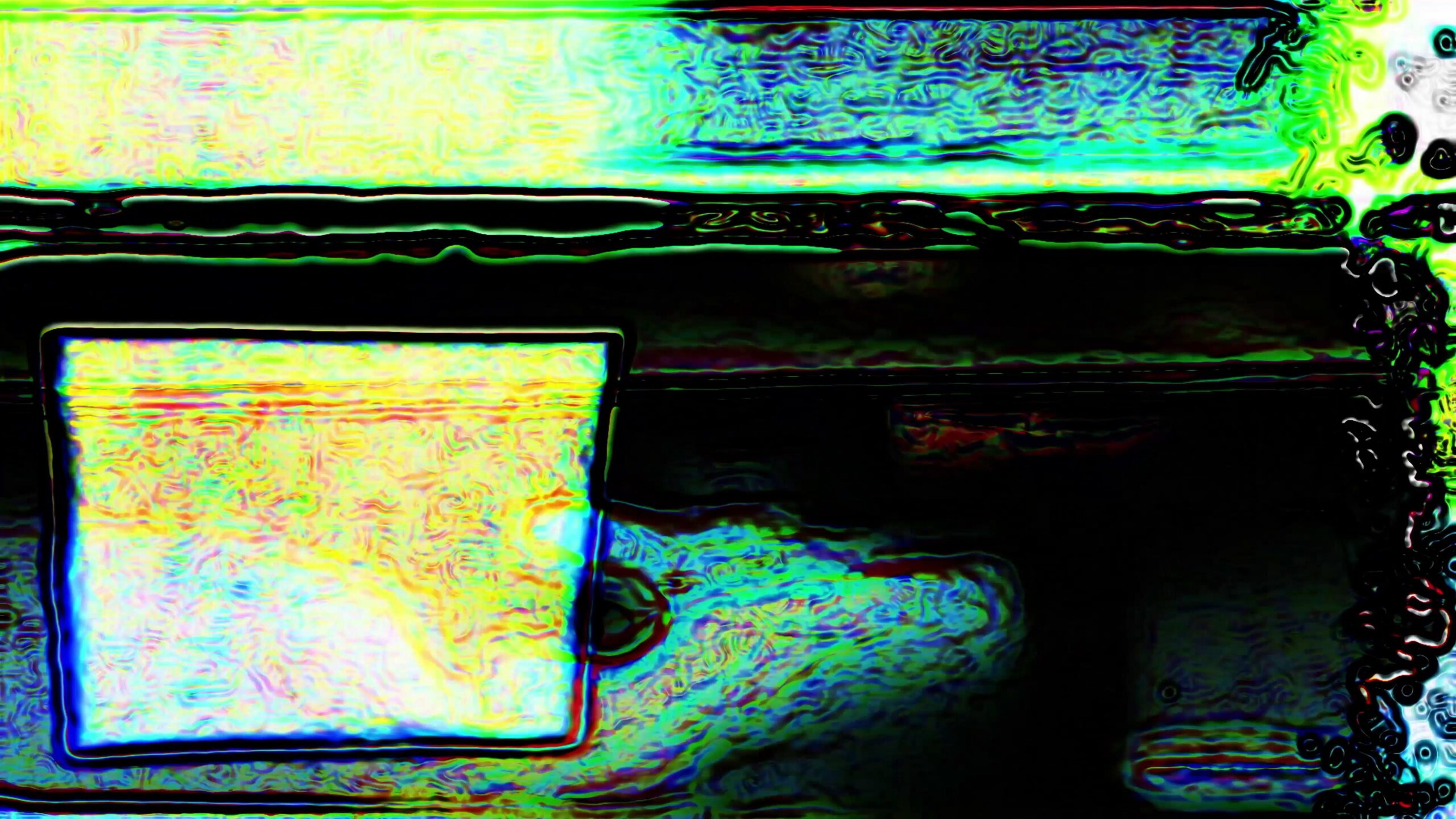 4K video loop of abstract digital distortion visuals.