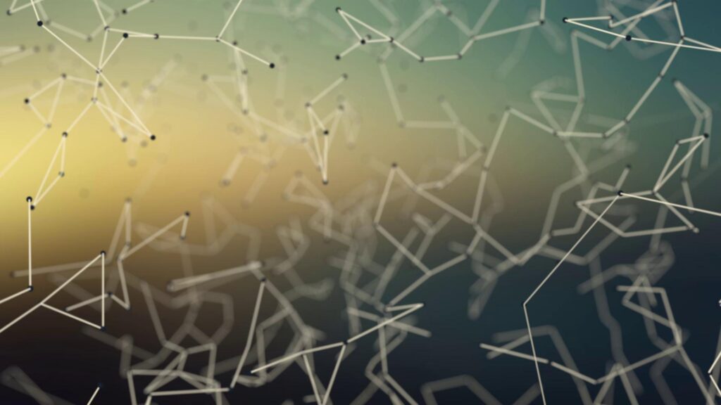 HD video loop minimalist abstract geometry animation background for science and tech visuals.