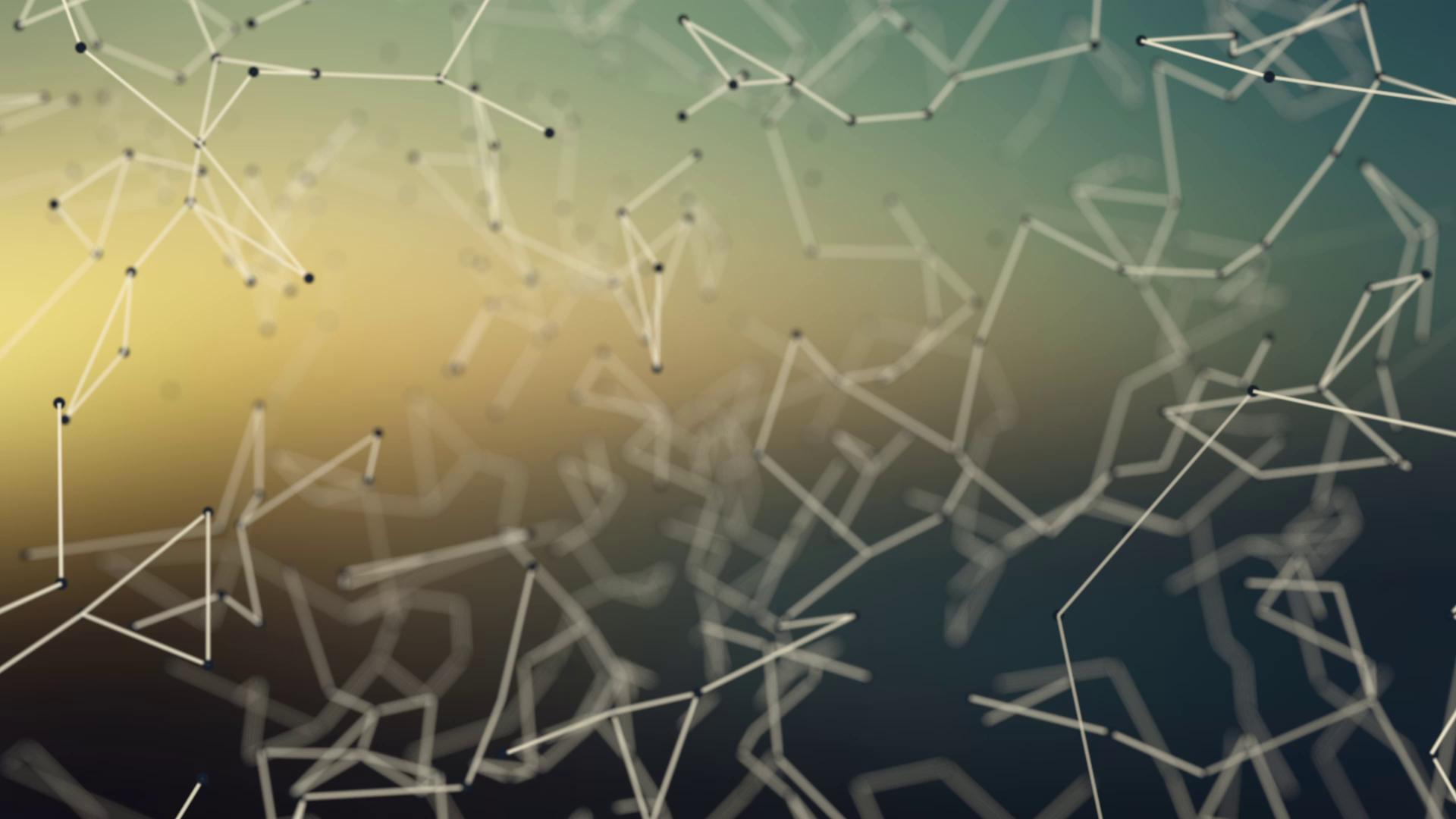 HD video loop minimalist abstract geometry animation background for science and tech visuals.