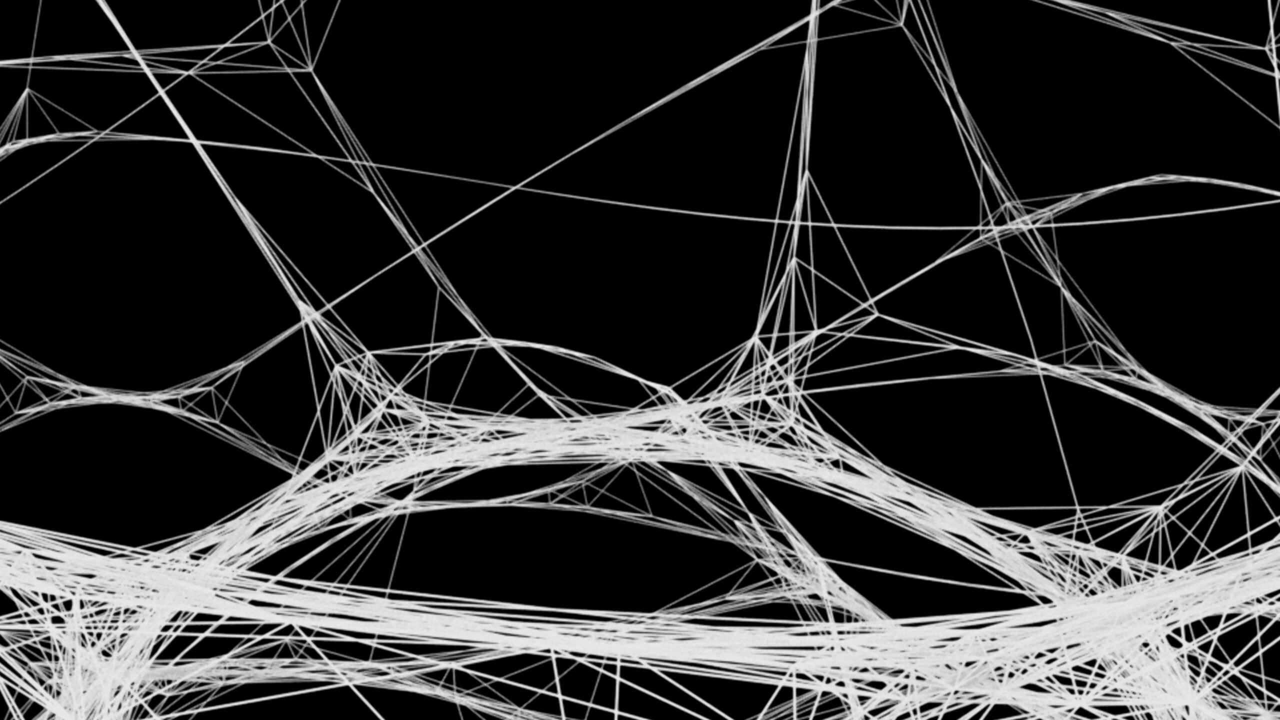 Abstract animated line art patterns