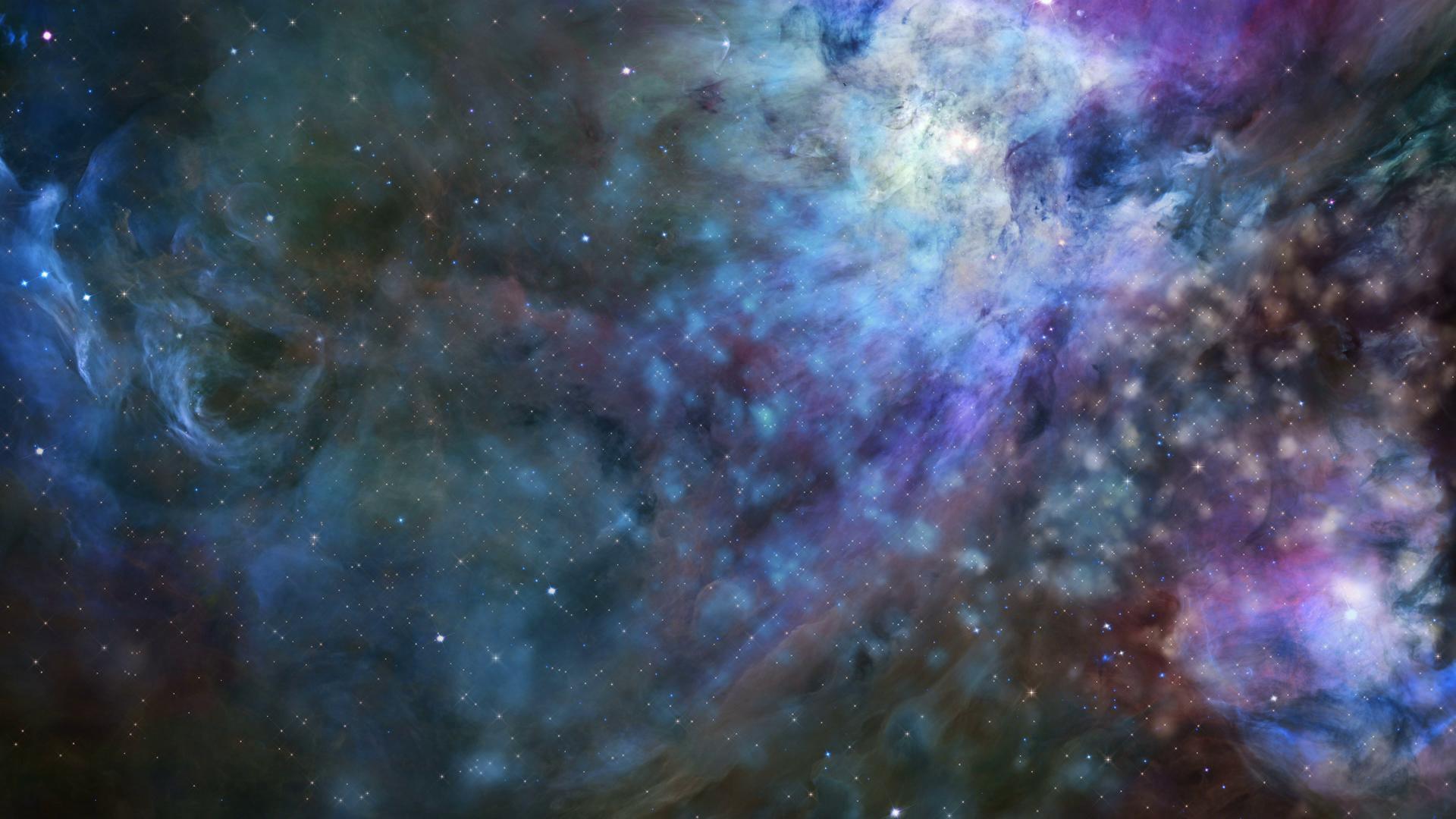 A HD Video galaxy journey filled with glowing gases and sparkling stars creates stunning visual depth and mystery.