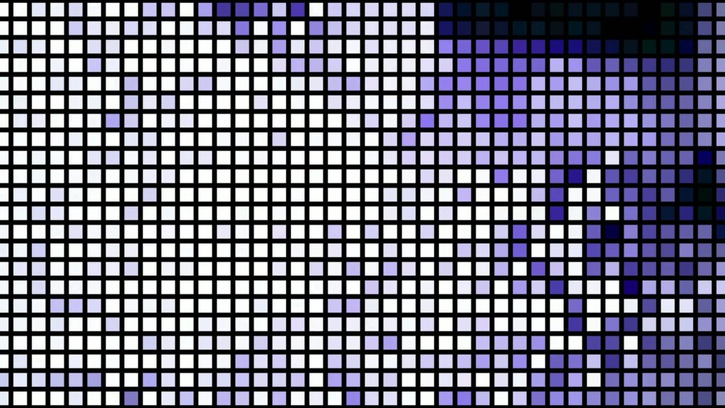 Vibrant Pixelated Color Pattern Loop