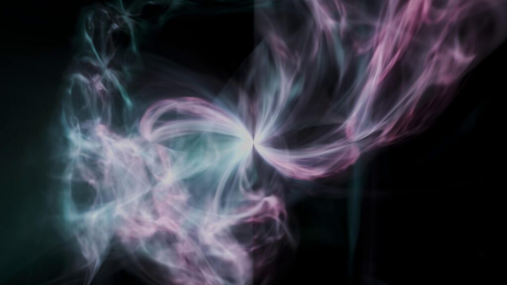Ethereal Light Swirls Dance 4K Loop