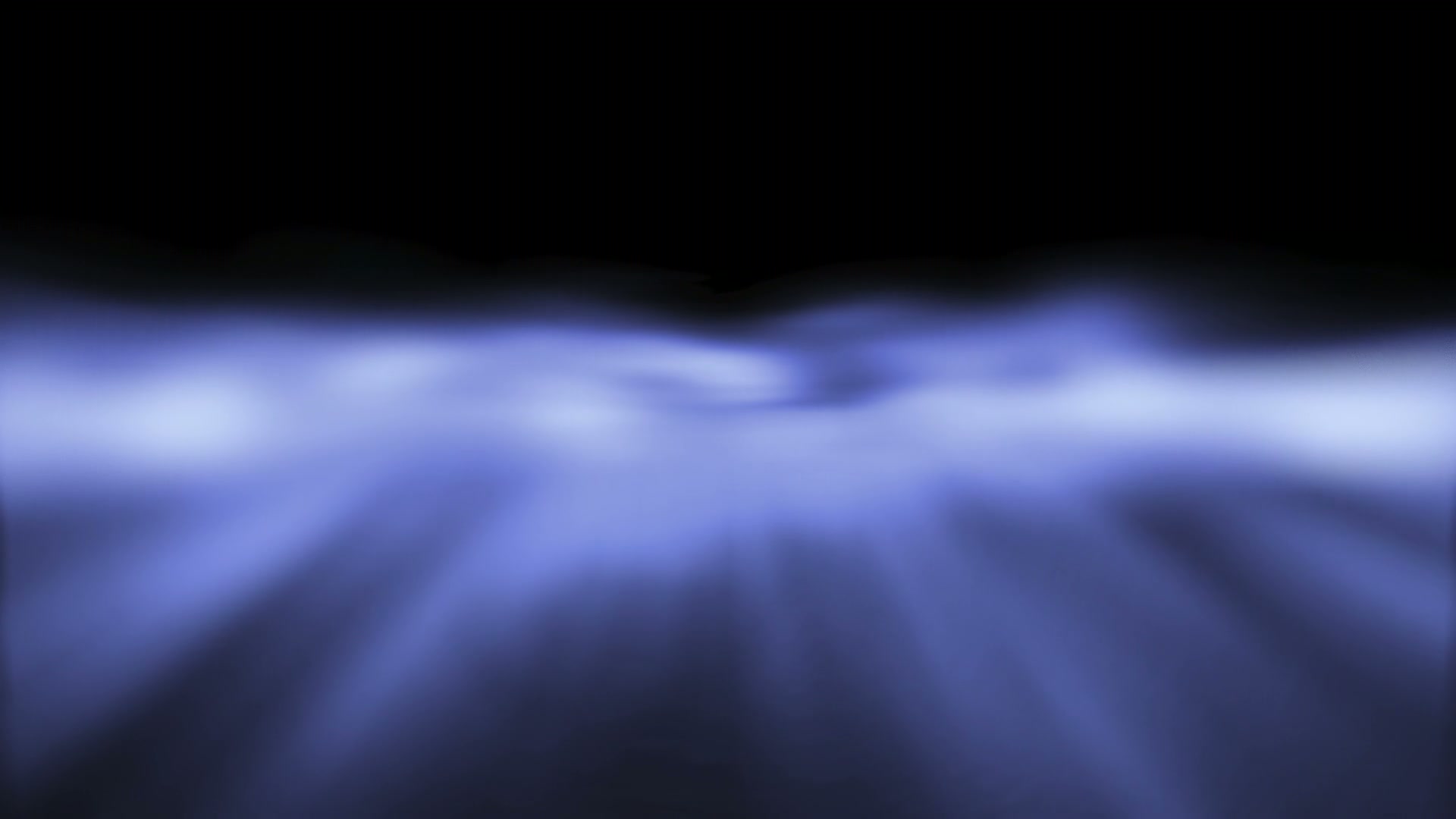 Abstract HD video loop featuring ethereal blue waves and a black background, creating a tranquil and serene atmosphere with soft, flowing light.