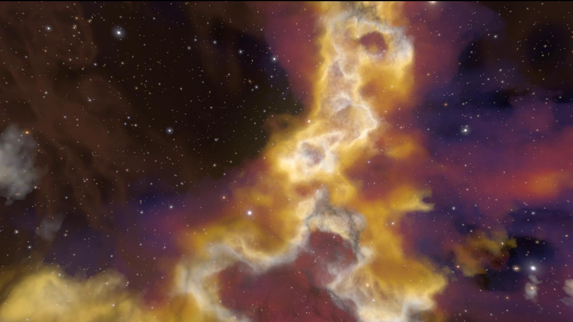 HD video of vibrant galaxy swirls with sparkling stars.
